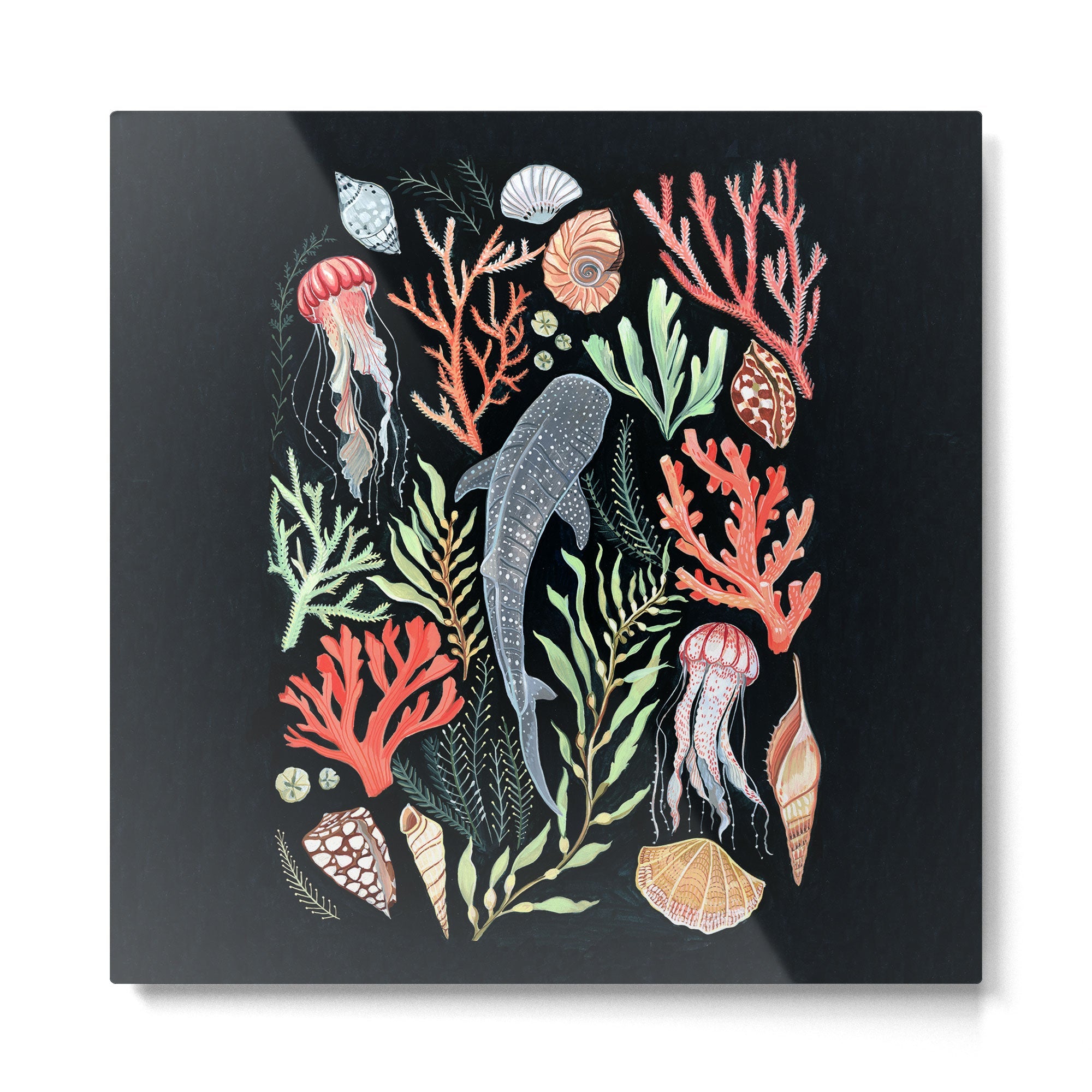 Whale shark Metal Print | TeksDecor