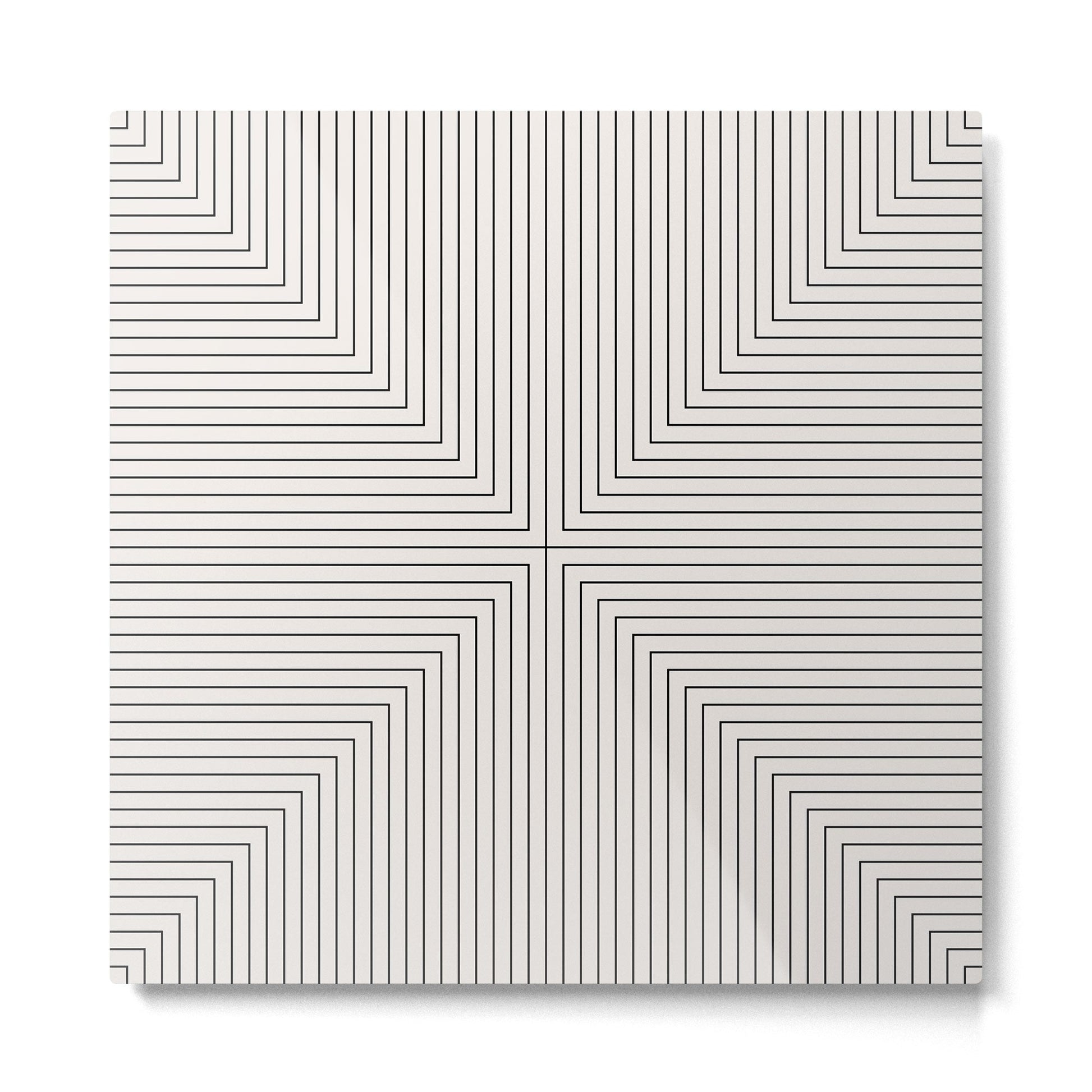 Angular Lines I Metal Print | TeksDecor