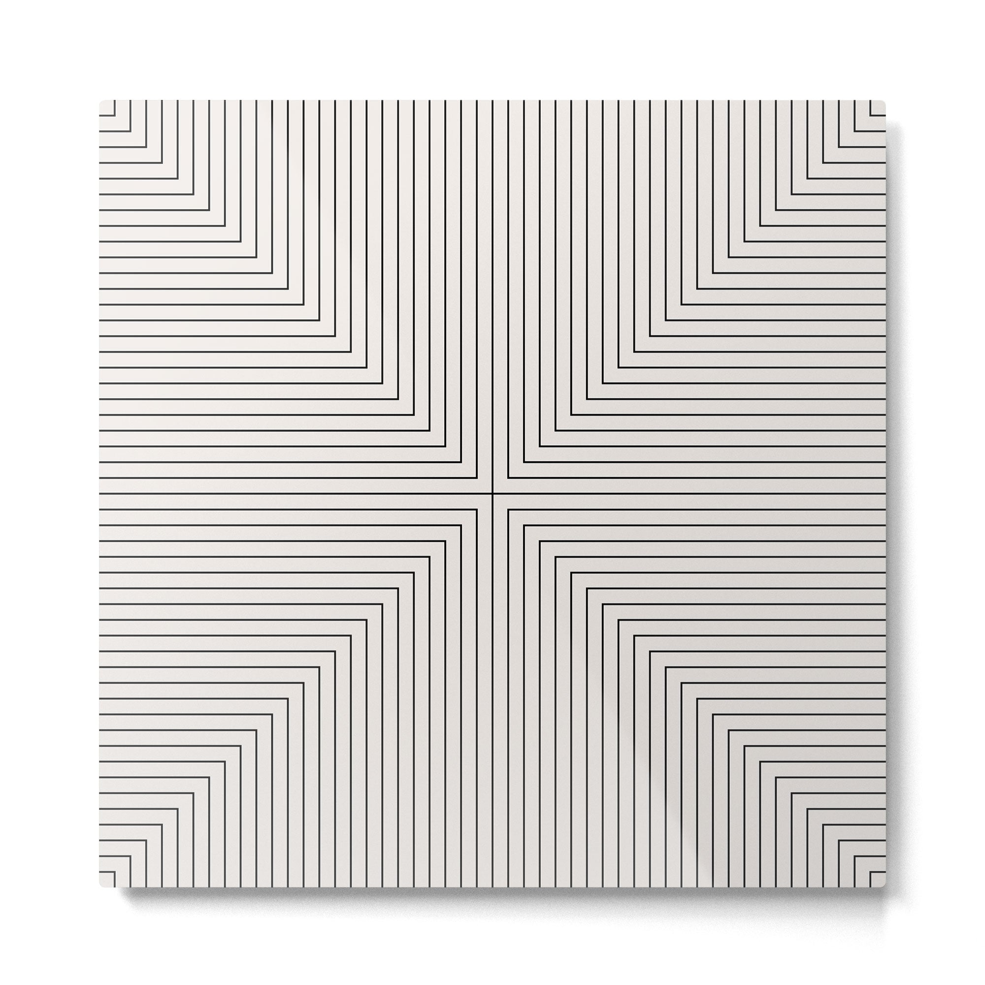 Angular Lines I Metal Print | TeksDecor