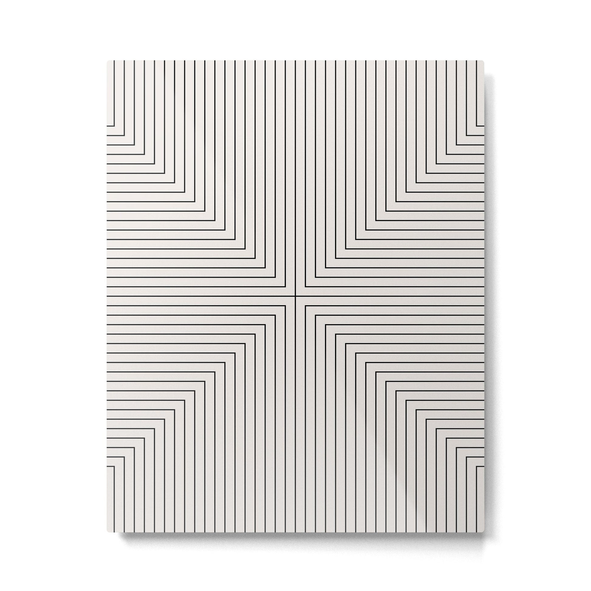 Angular Lines I Metal Print | TeksDecor