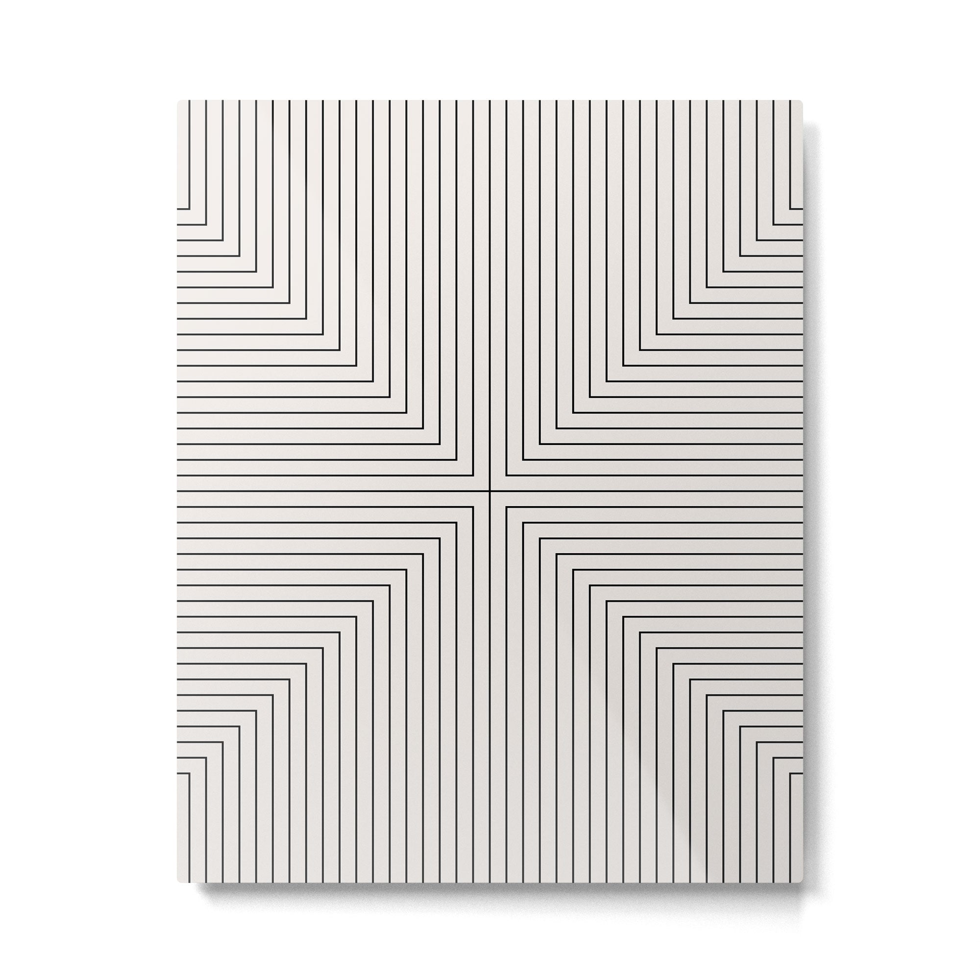 Angular Lines I Metal Print | TeksDecor