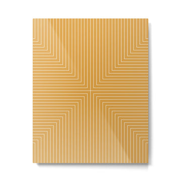 Angular Lines IV Metal Print | TeksDecor