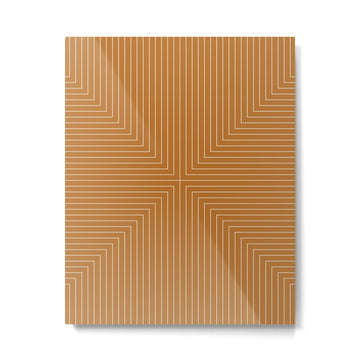Angular Lines X Metal Print | TeksDecor