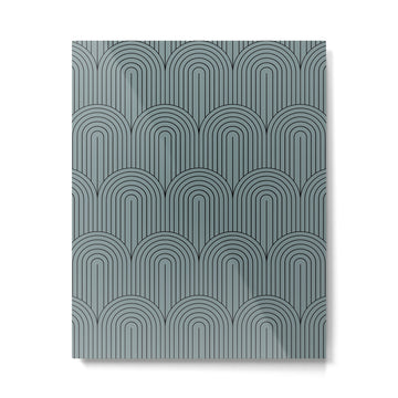 Art Deco Arch Pattern LIII Metal Print | TeksDecor