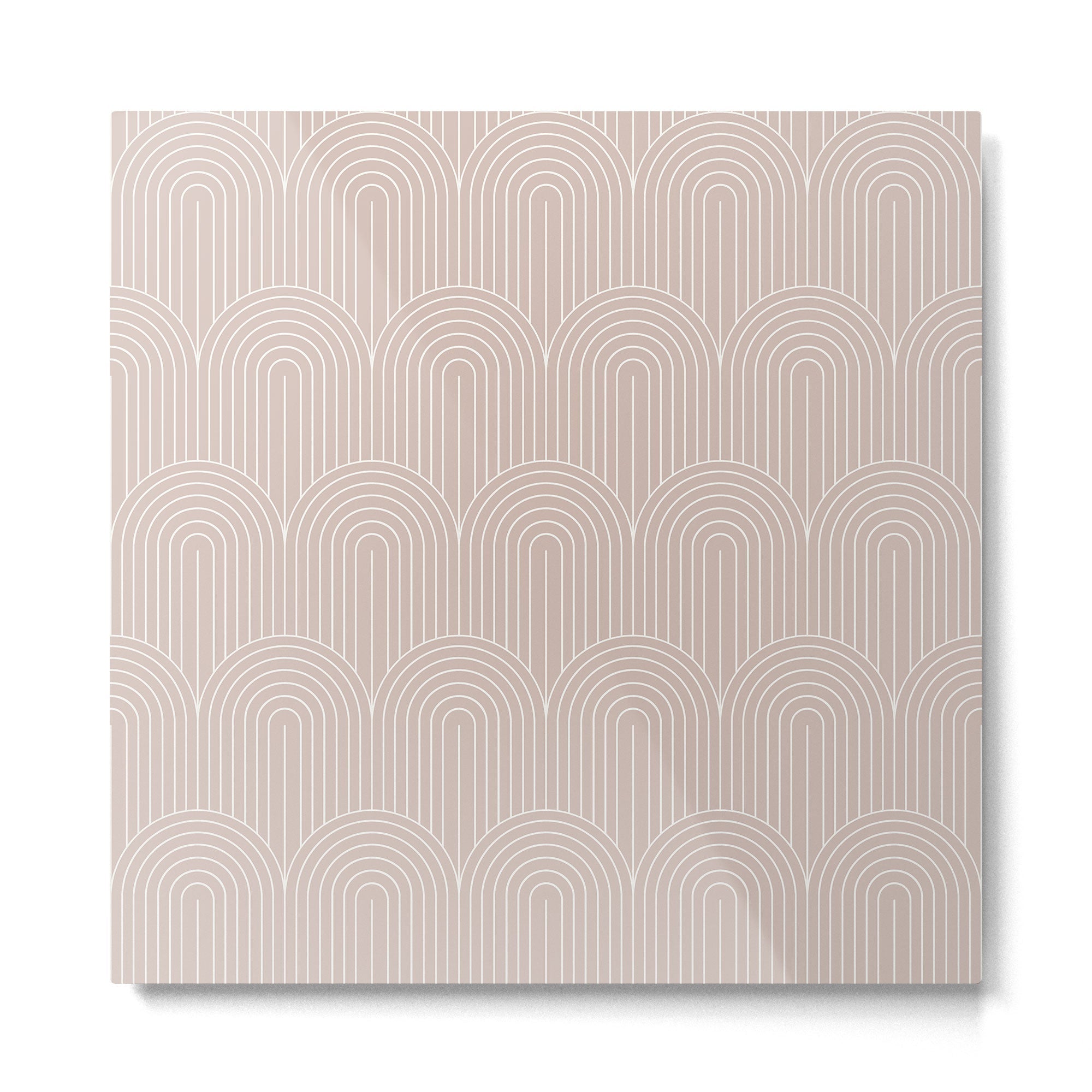 Art Deco Arch Pattern LV Metal Print | TeksDecor