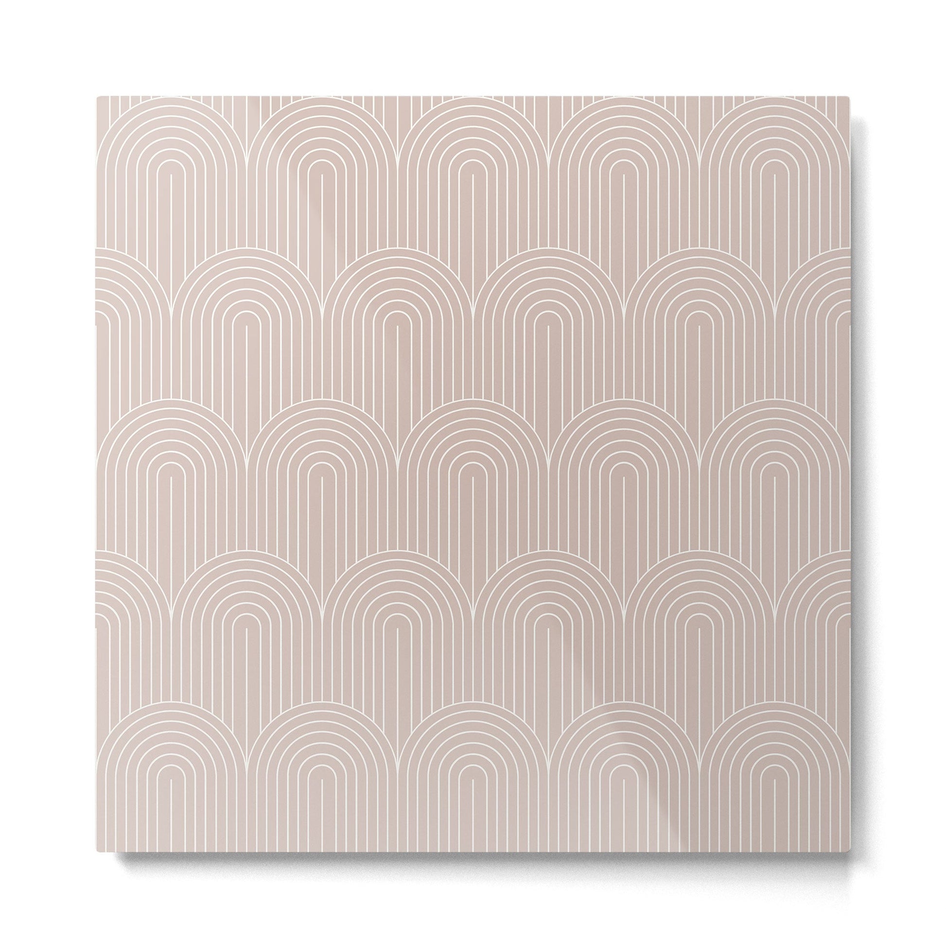 Art Deco Arch Pattern LV Metal Print | TeksDecor