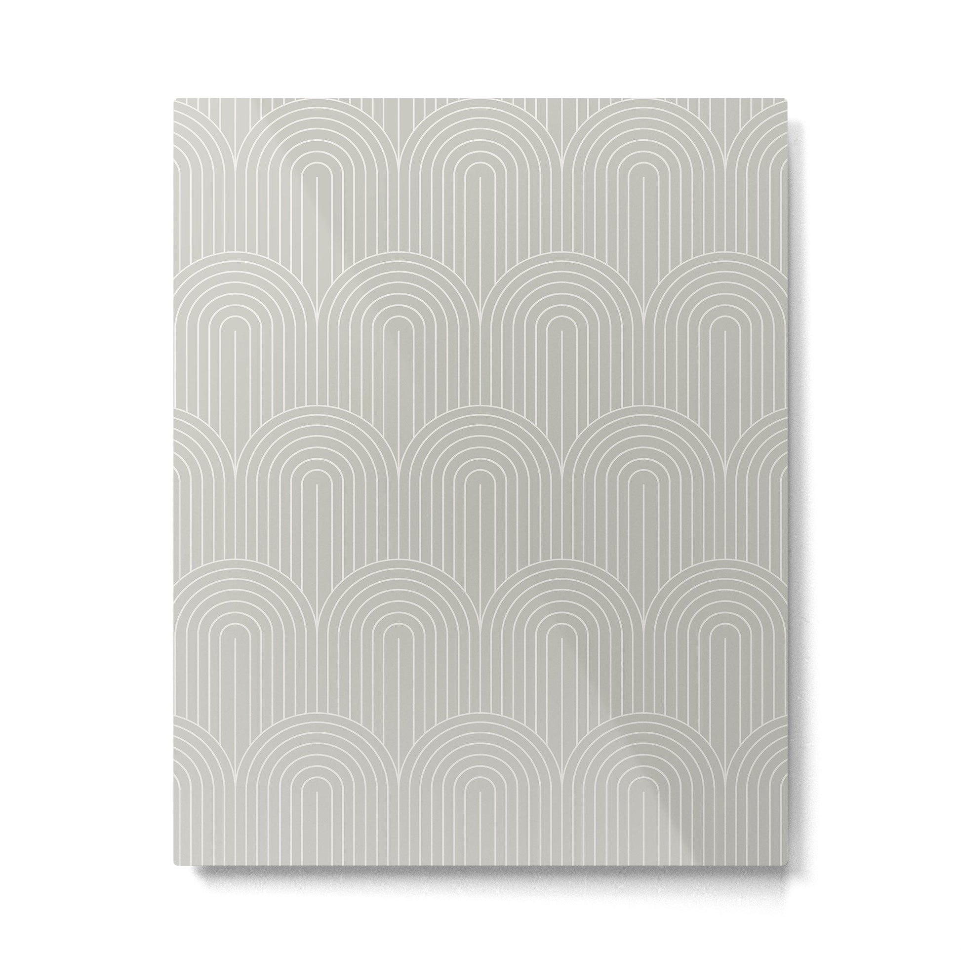 Art Deco Arch Pattern LXI Metal Print | TeksDecor