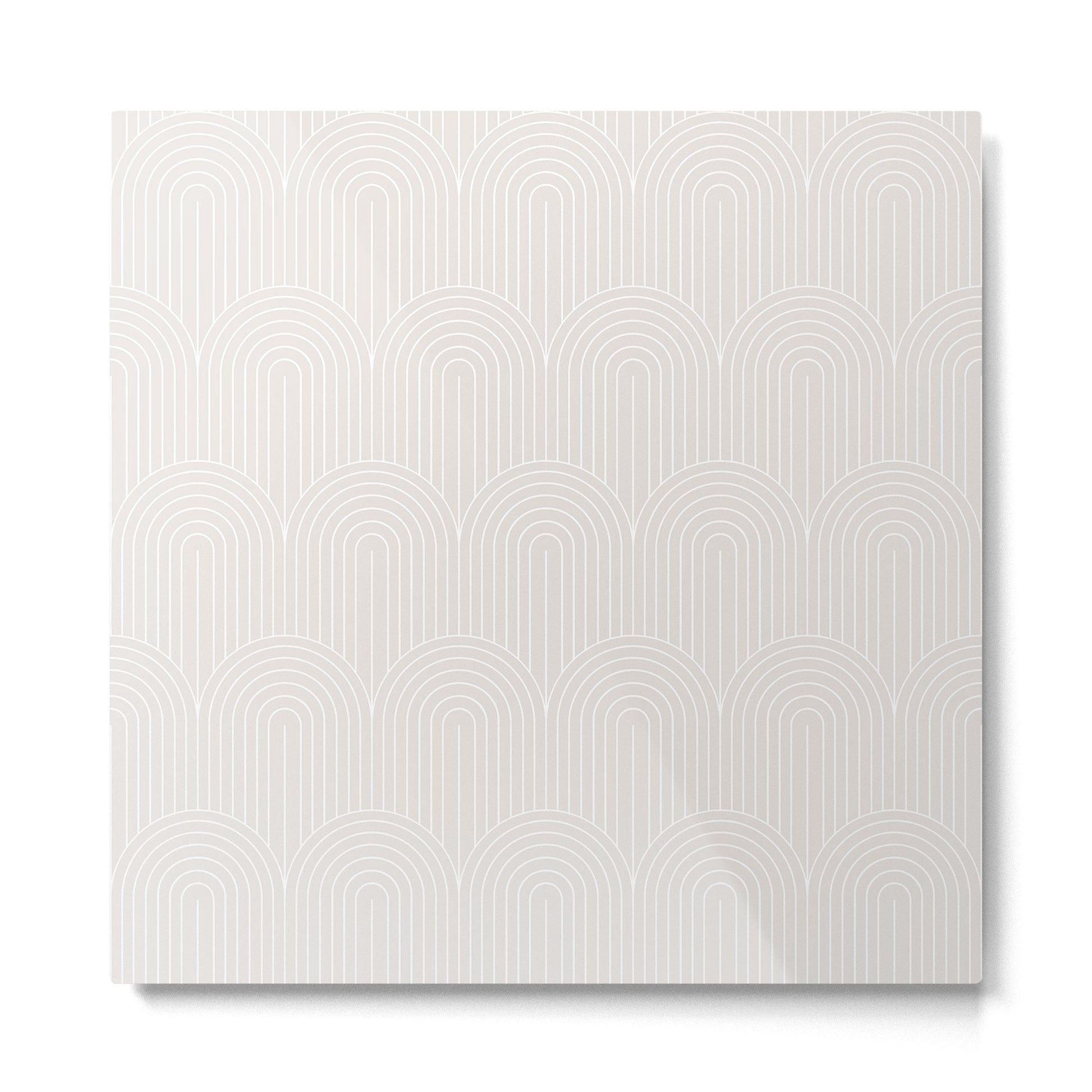 Art Deco Arch Pattern LXII Metal Print | TeksDecor