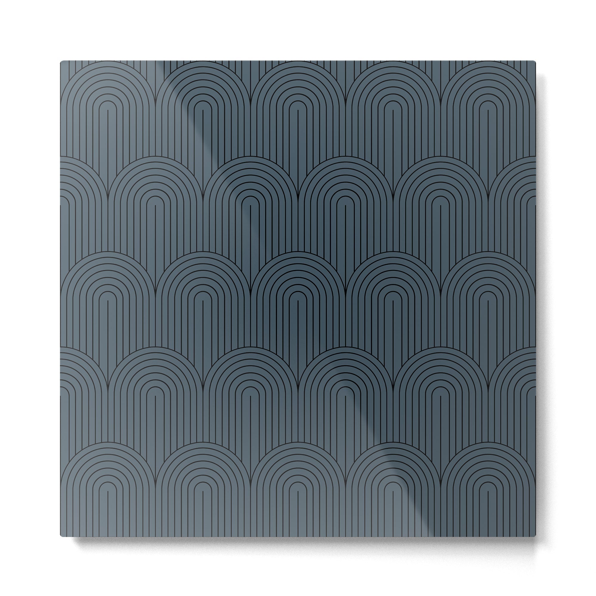 Art Deco Arch Pattern LXIII Metal Print | TeksDecor