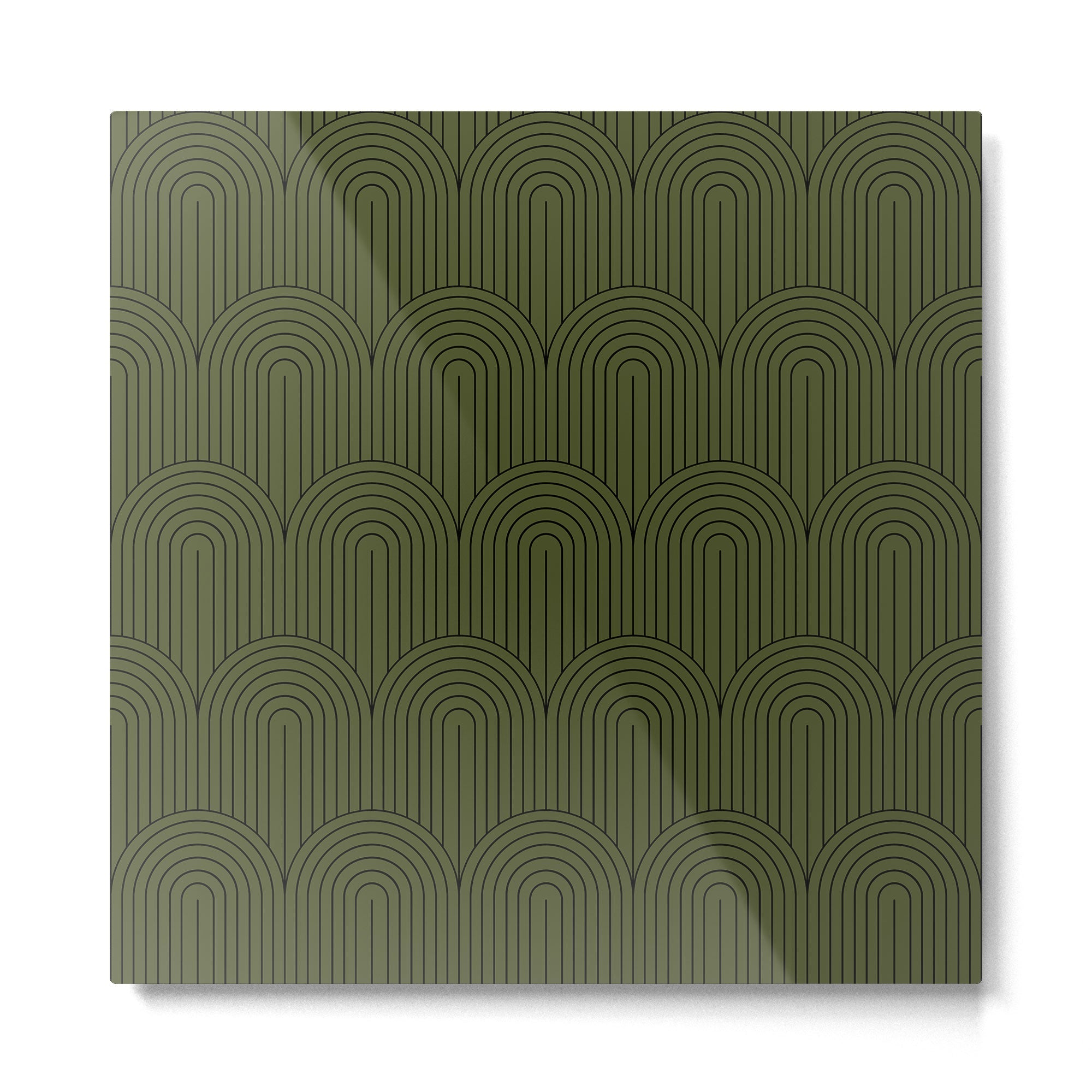 Art Deco Arch Pattern VIII Metal Print | TeksDecor