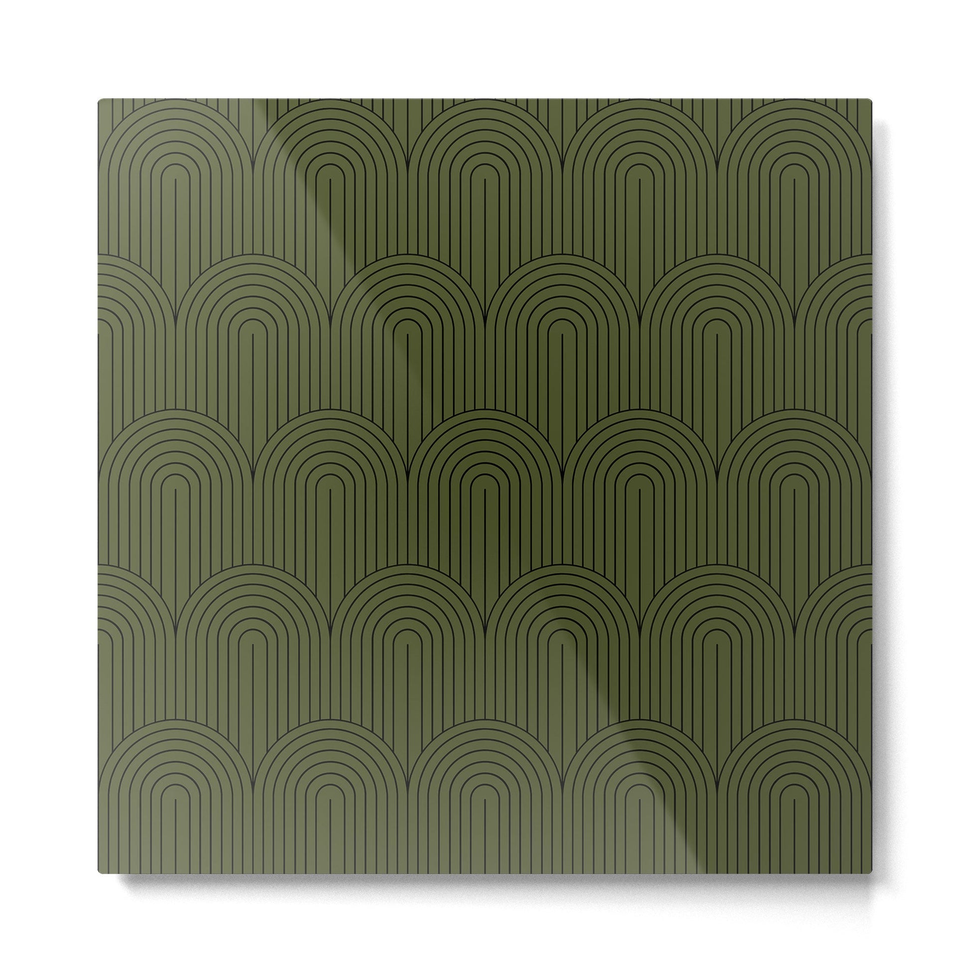 Art Deco Arch Pattern VIII Metal Print | TeksDecor