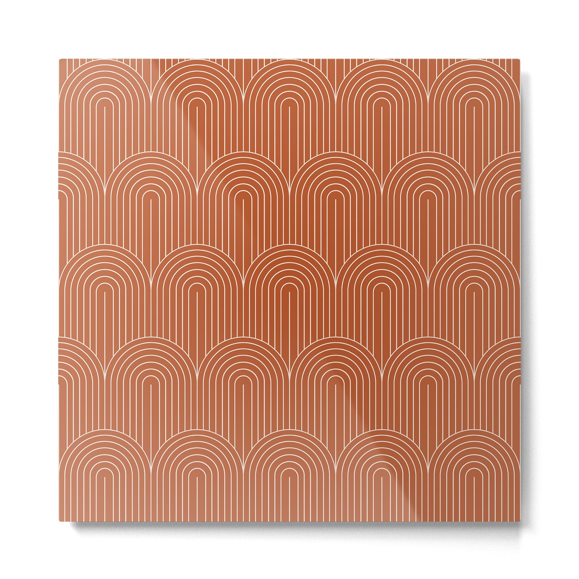 Art Deco Arch Pattern XI Metal Print | TeksDecor