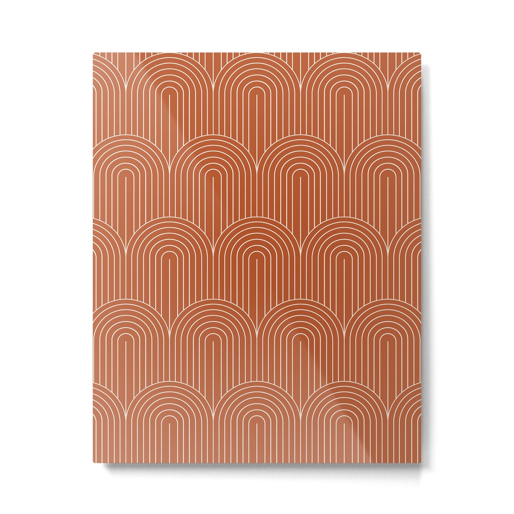 Art Deco Arch Pattern XI Metal Print | TeksDecor
