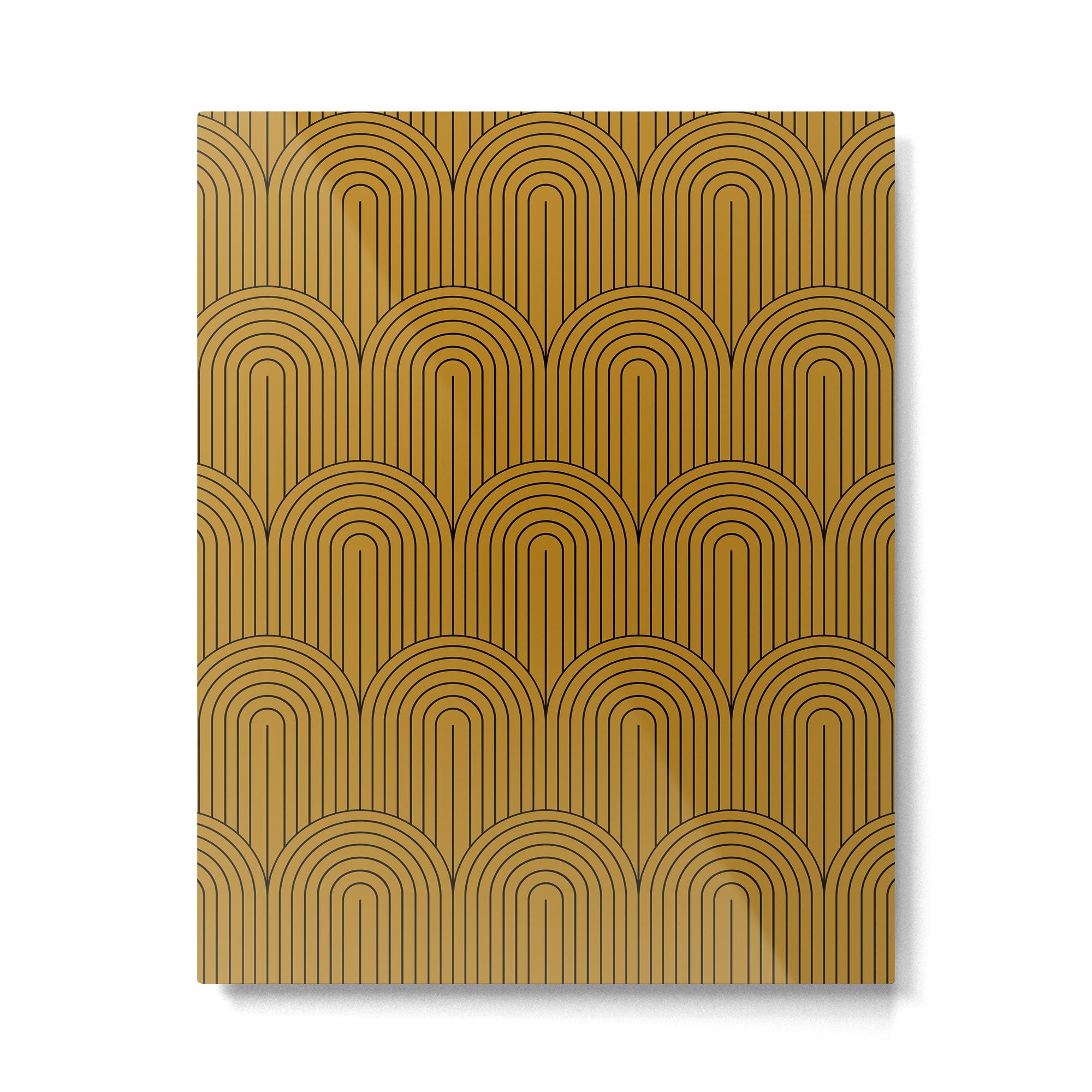 Art Deco Arch Pattern XIII Metal Print | TeksDecor