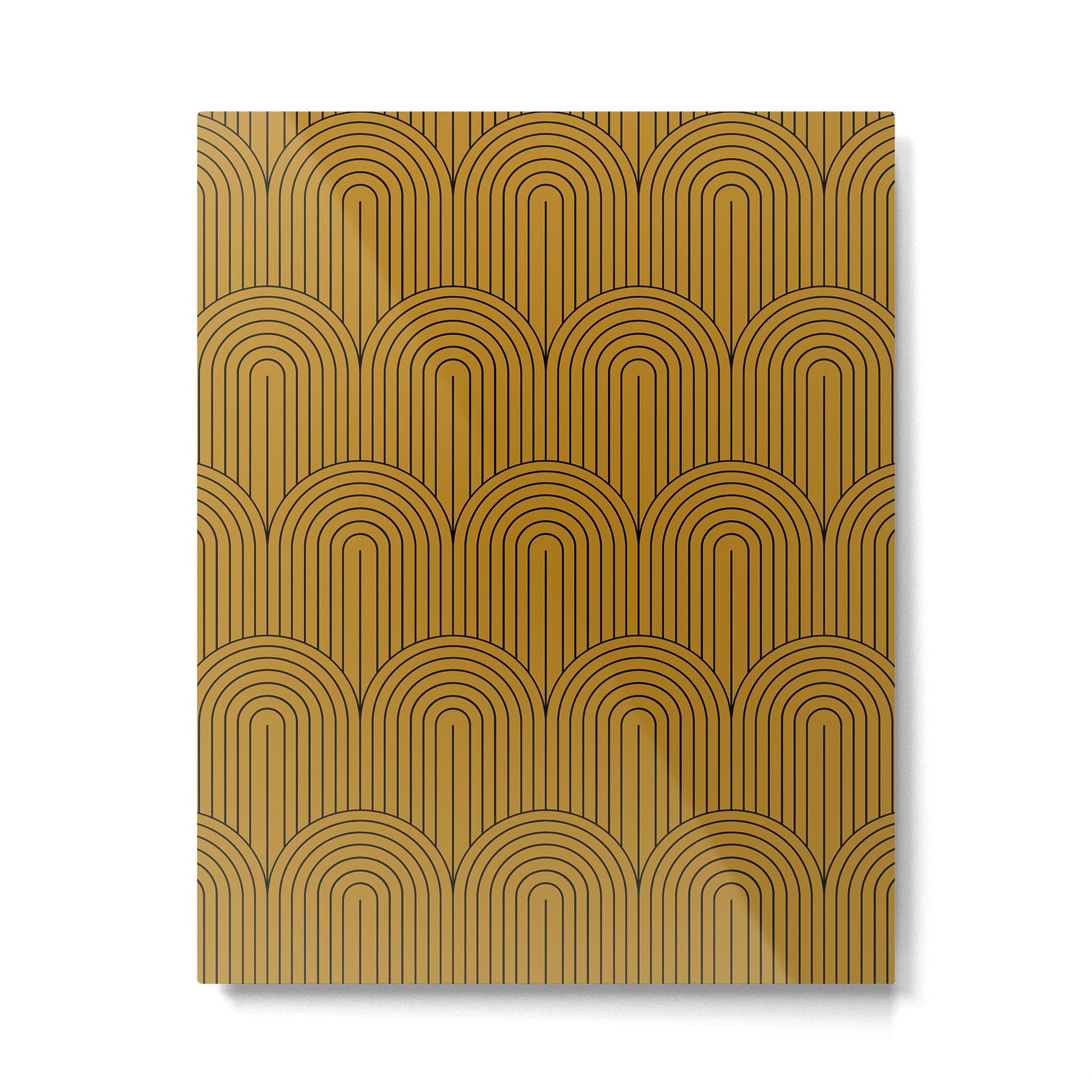 Art Deco Arch Pattern XIII Metal Print | TeksDecor