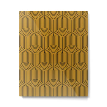Art Deco Arch Pattern XIII Metal Print | TeksDecor