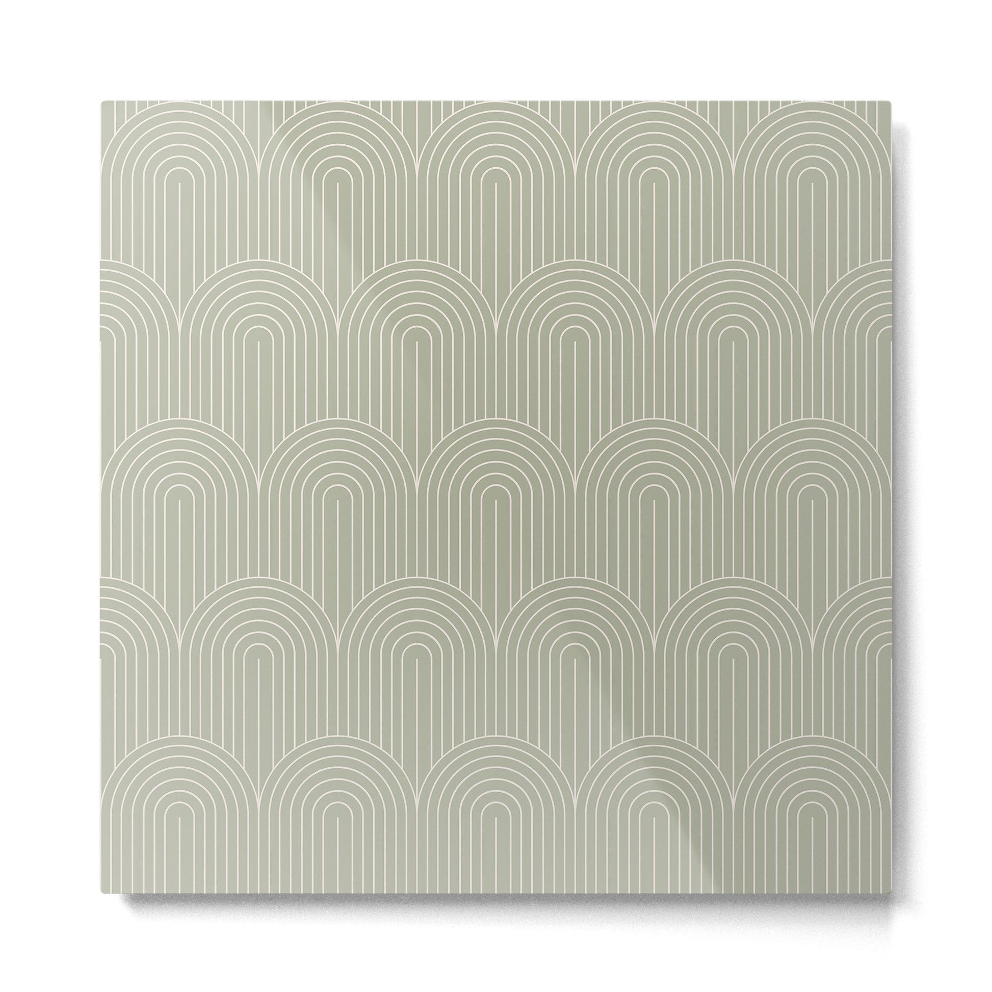 Art Deco Arch Pattern XLIII Metal Print | TeksDecor