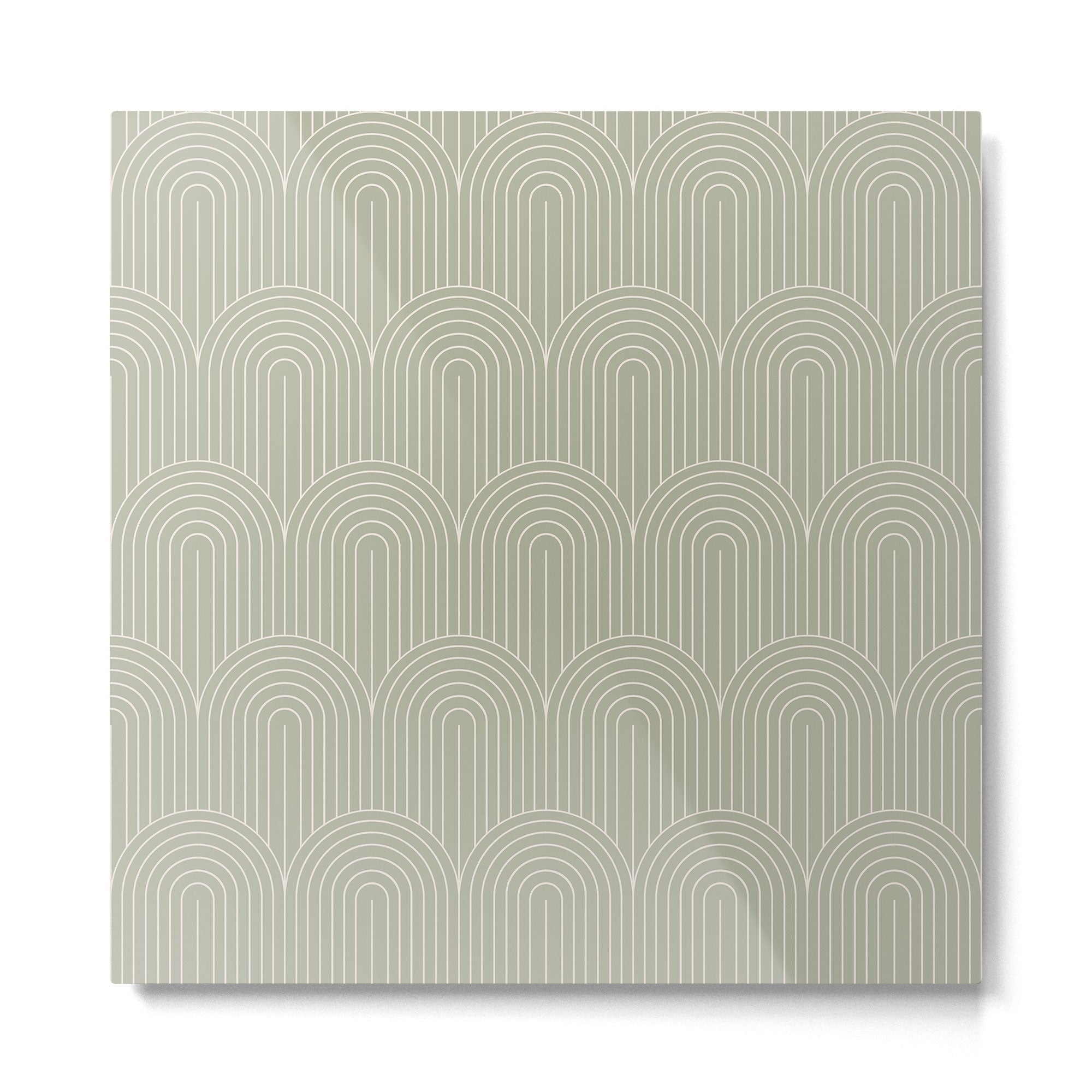Art Deco Arch Pattern XLIII Metal Print | TeksDecor