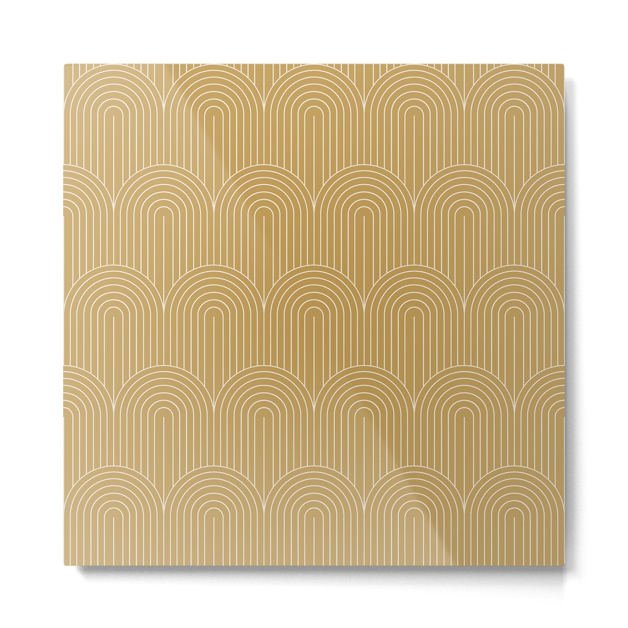Art Deco Arch Pattern XLVI Metal Print | TeksDecor