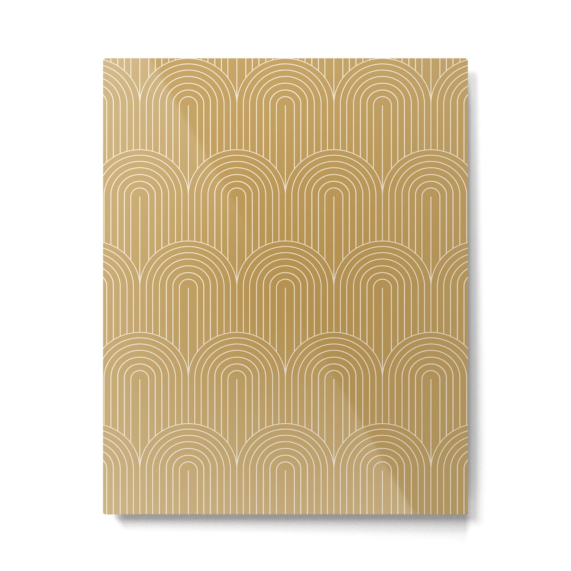 Art Deco Arch Pattern XLVI Metal Print | TeksDecor