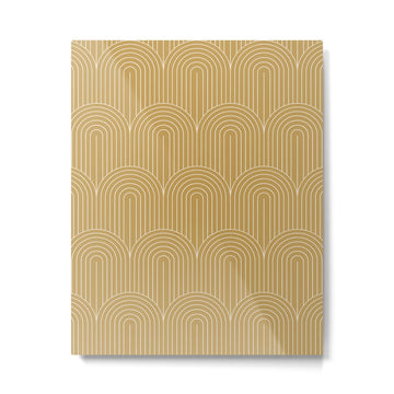 Art Deco Arch Pattern XLVI Metal Print | TeksDecor