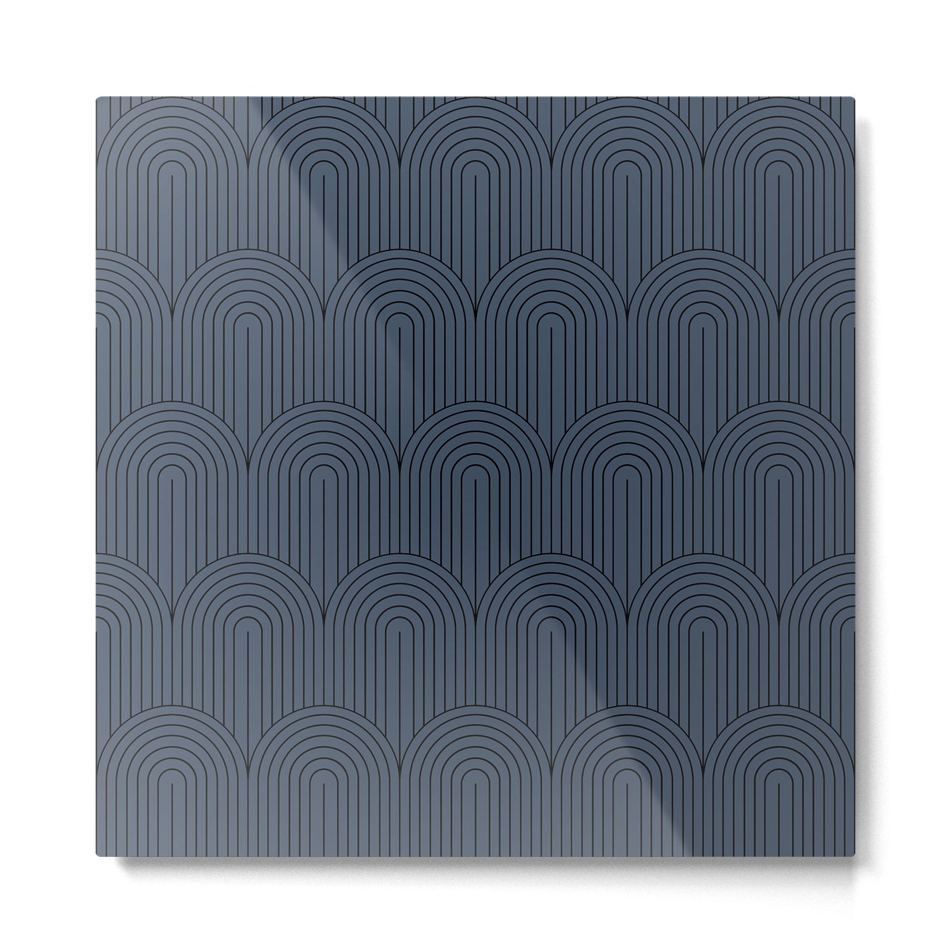 Art Deco Arch Pattern XLVII Metal Print | TeksDecor