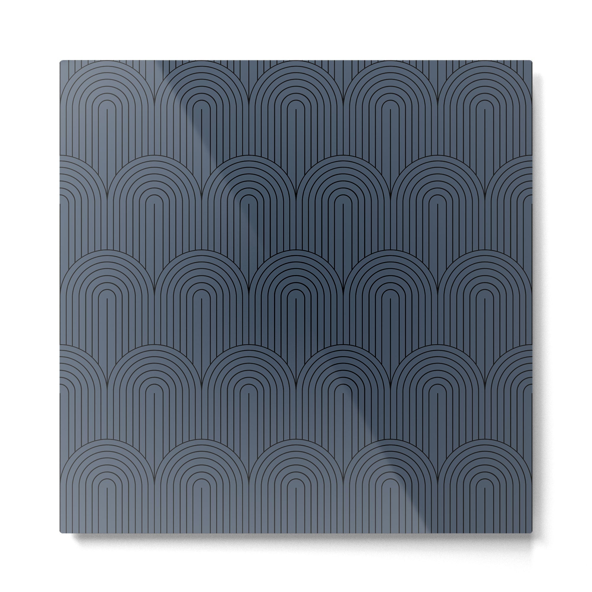 Art Deco Arch Pattern XLVII Metal Print | TeksDecor