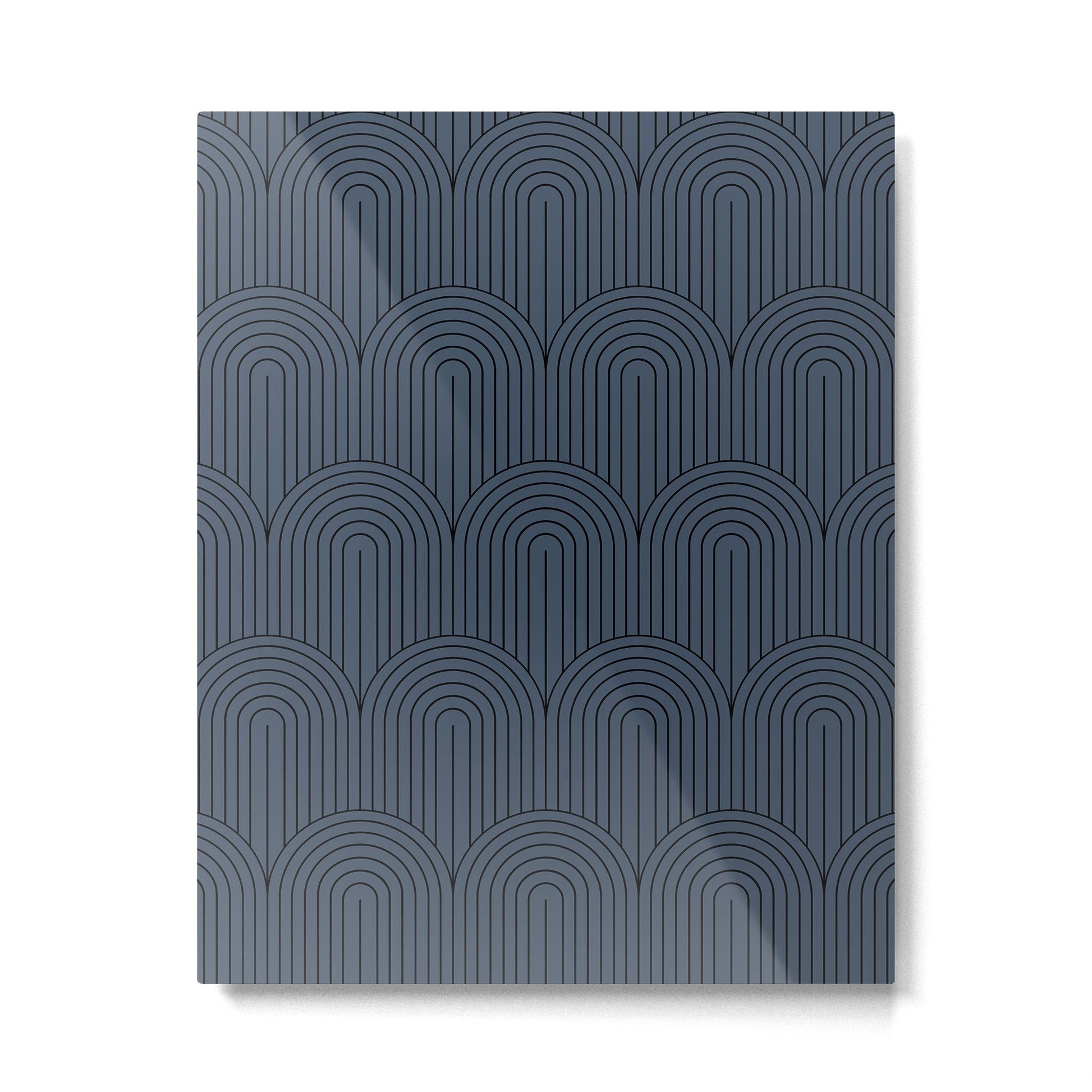 Art Deco Arch Pattern XLVII Metal Print | TeksDecor