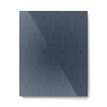 Art Deco Arch Pattern XLVII Metal Print | TeksDecor