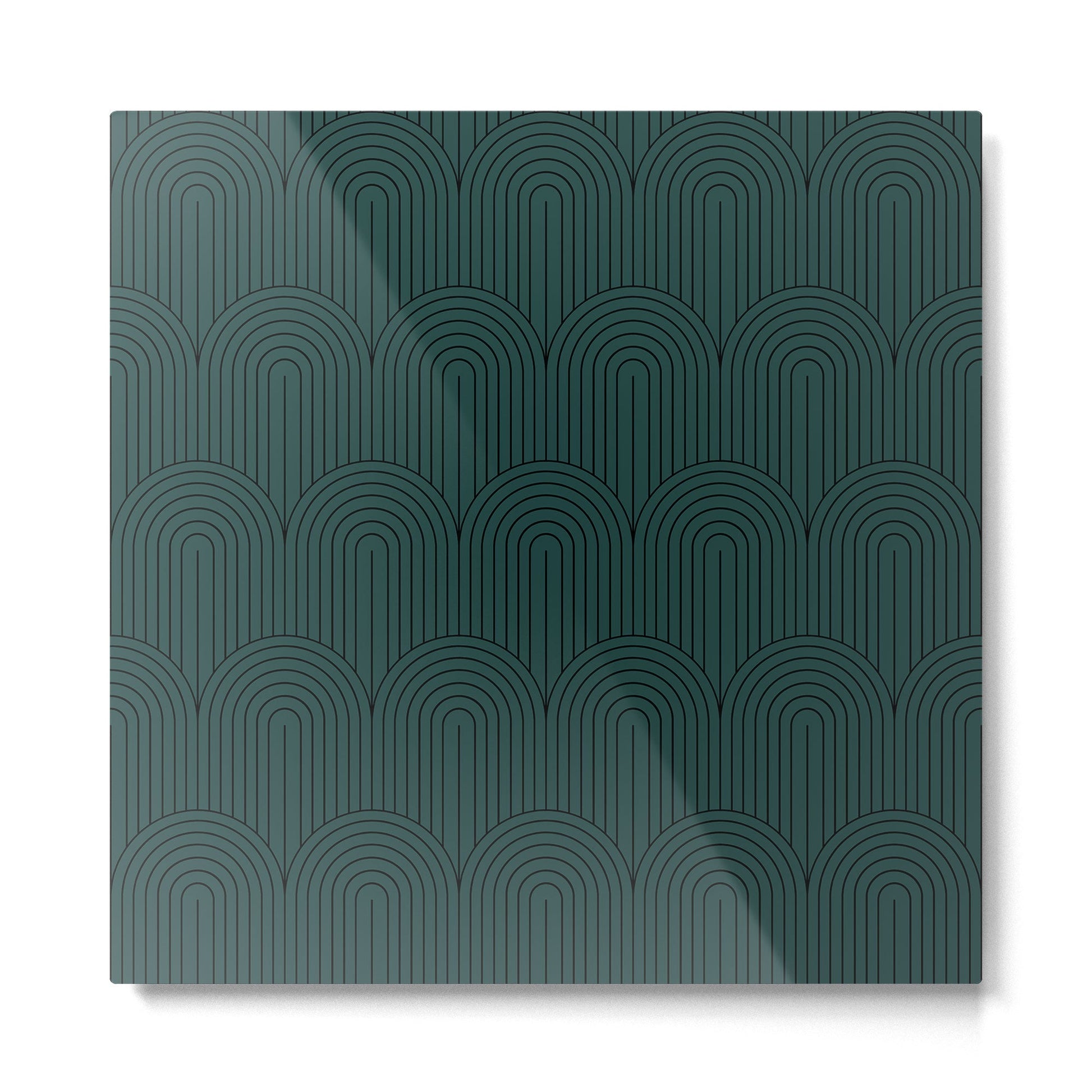 Art Deco Arch Pattern XVI Metal Print | TeksDecor