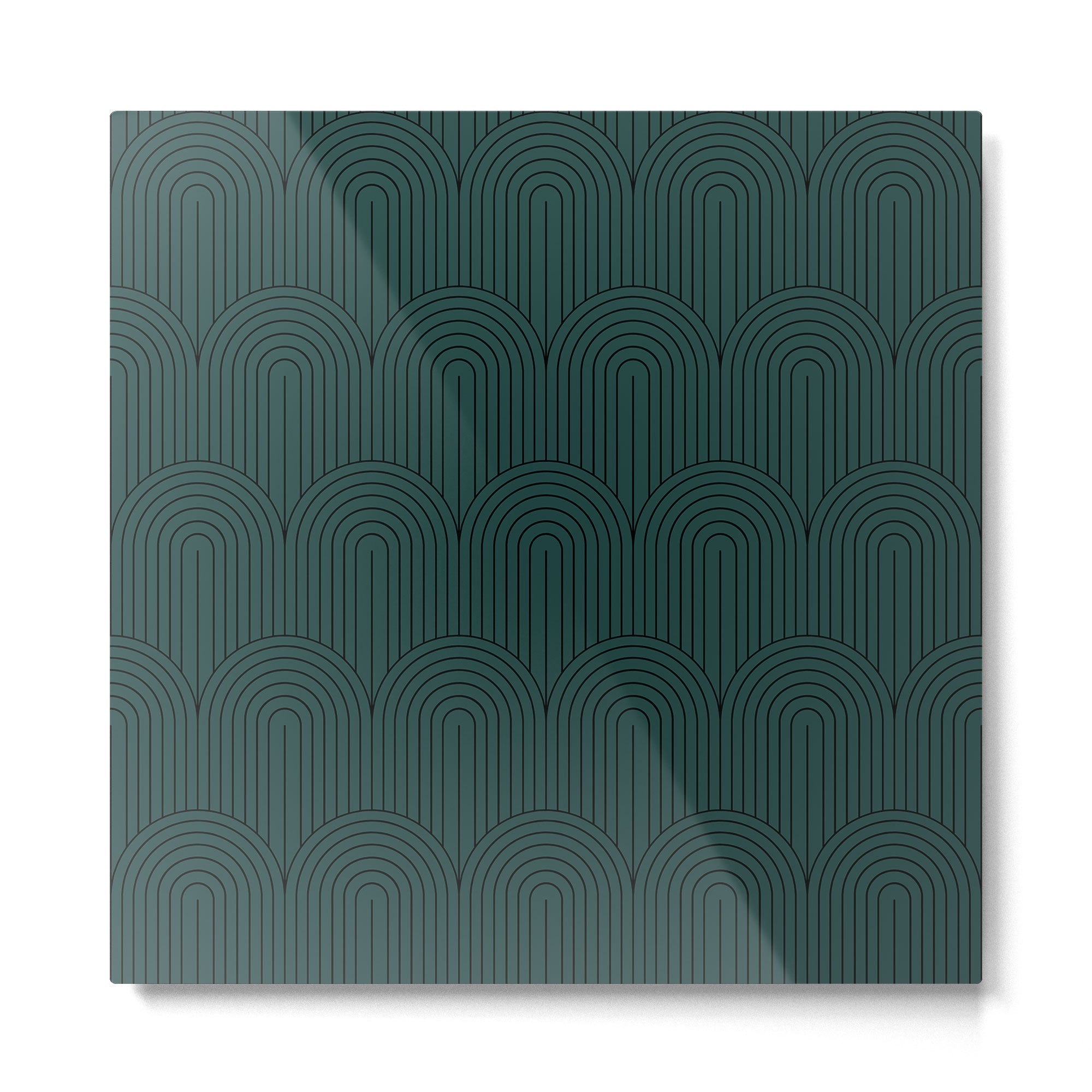 Art Deco Arch Pattern XVI Metal Print | TeksDecor