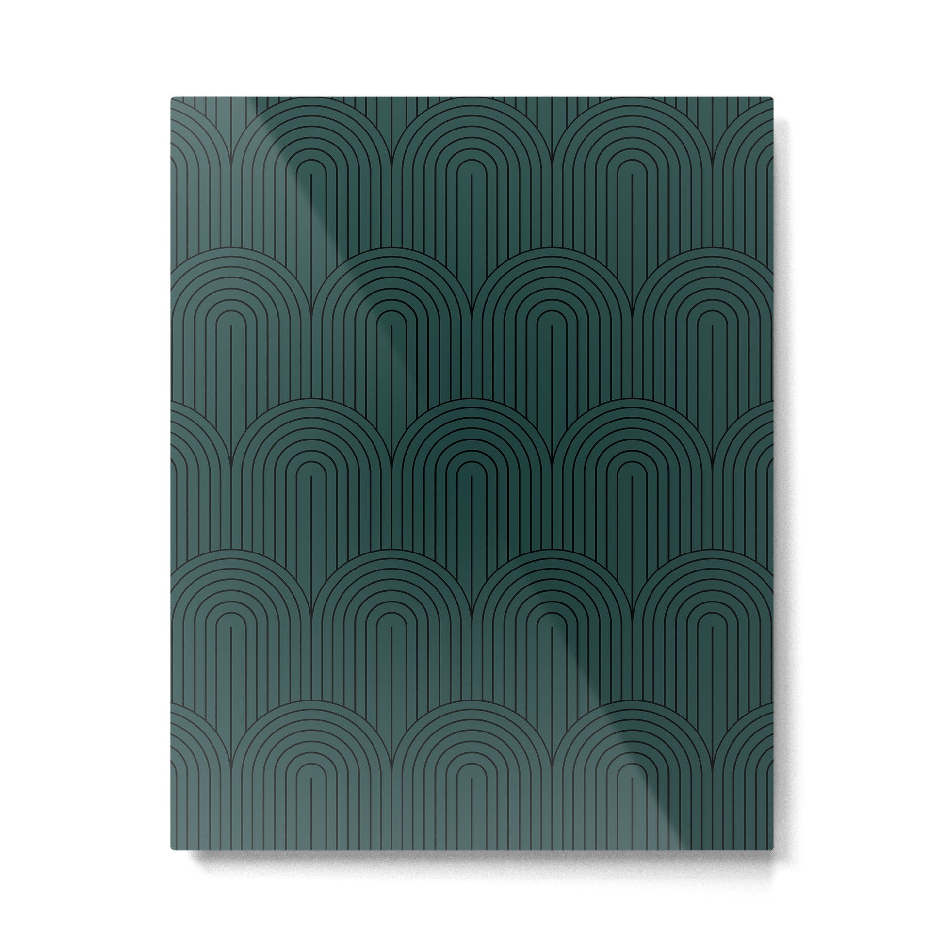 Art Deco Arch Pattern XVI Metal Print | TeksDecor