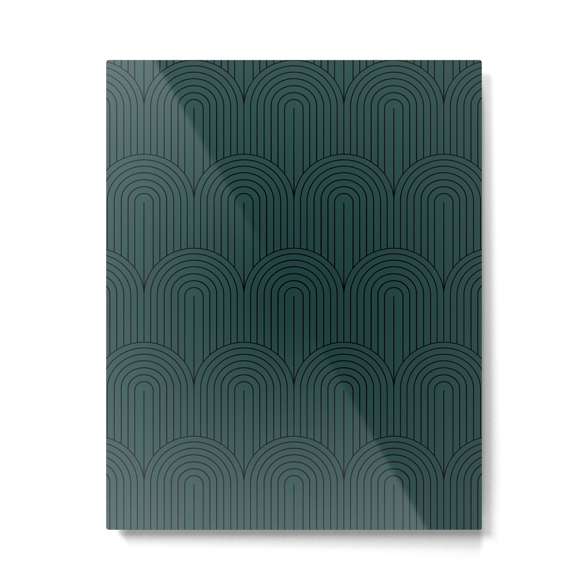 Art Deco Arch Pattern XVI Metal Print | TeksDecor
