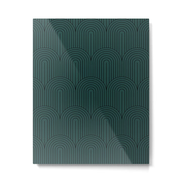Art Deco Arch Pattern XVI Metal Print | TeksDecor