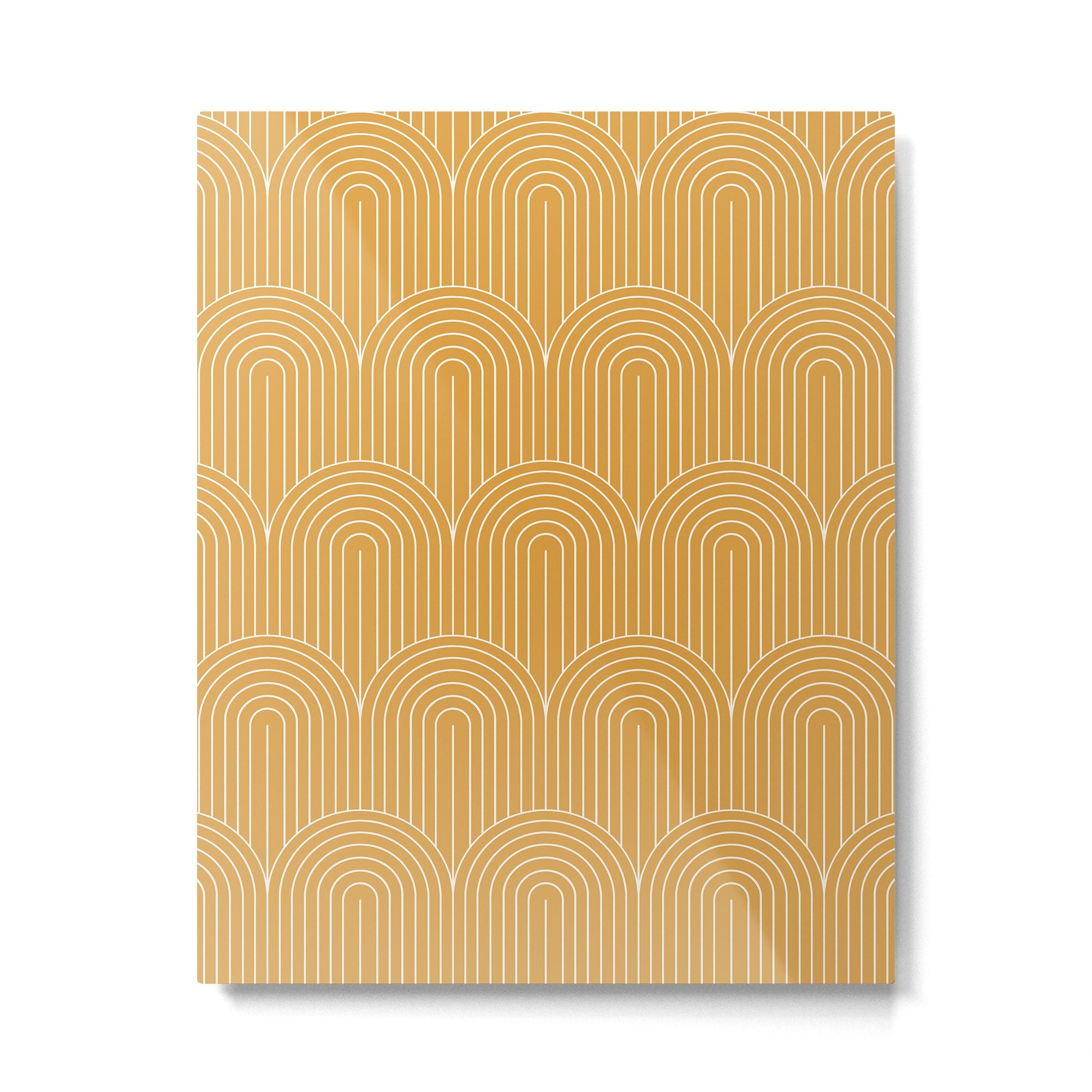 Art Deco Arch Pattern XVII Metal Print | TeksDecor