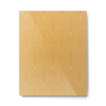 Art Deco Arch Pattern XVII Metal Print | TeksDecor