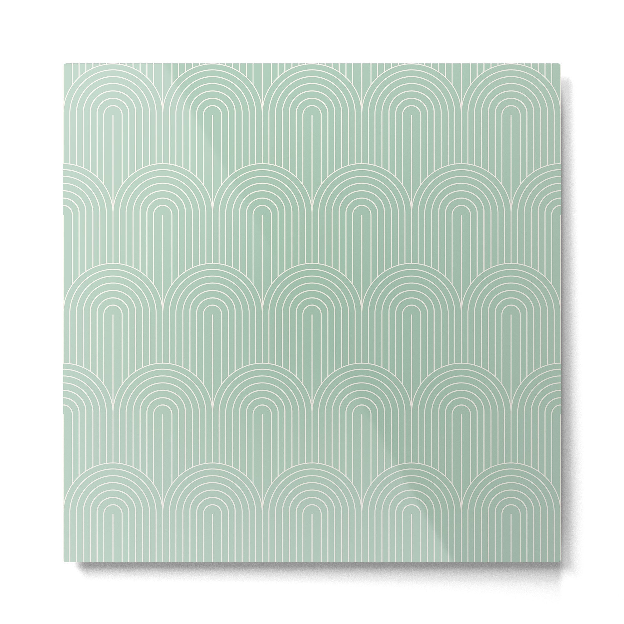 Art Deco Arch Pattern XX Metal Print | TeksDecor