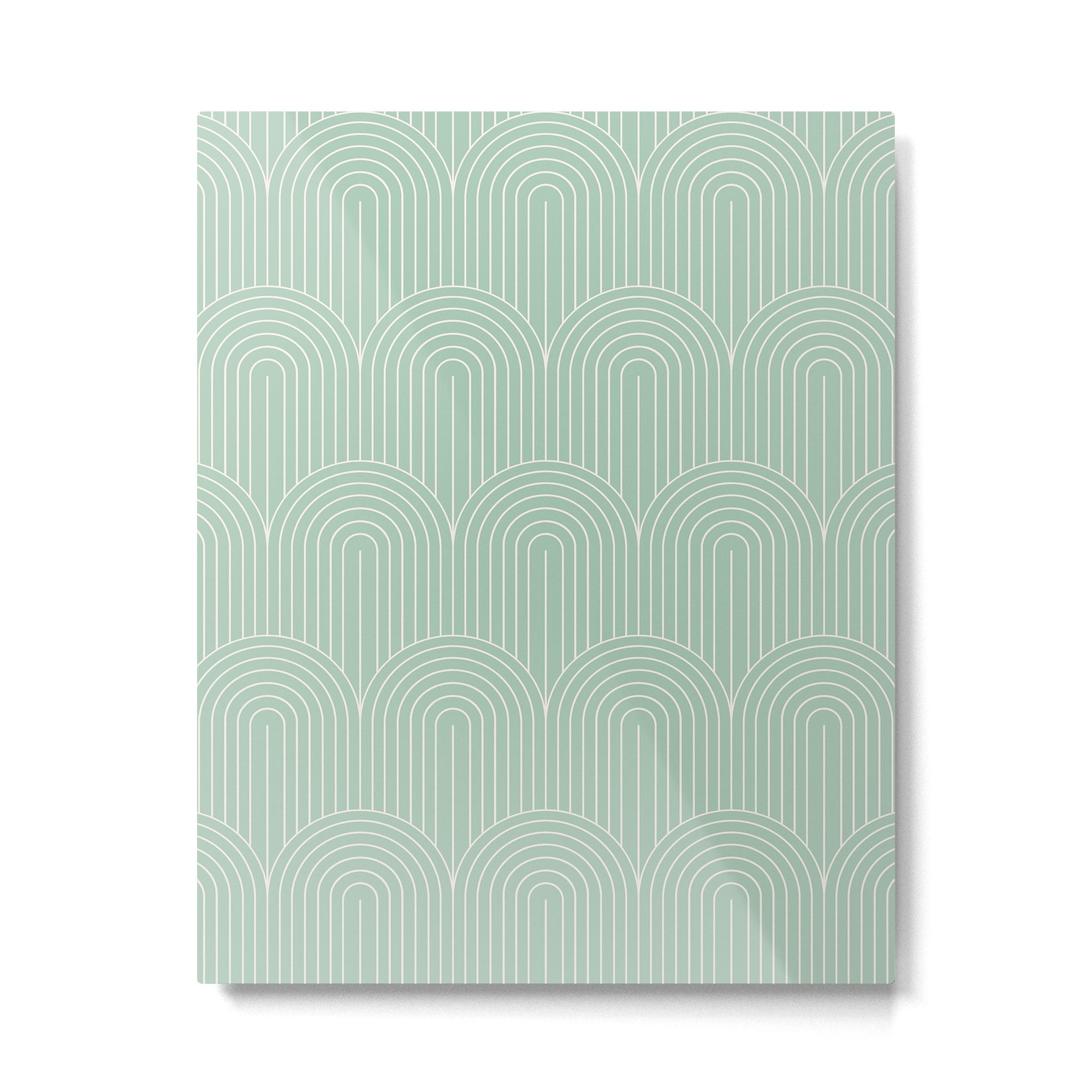 Art Deco Arch Pattern XX Metal Print | TeksDecor