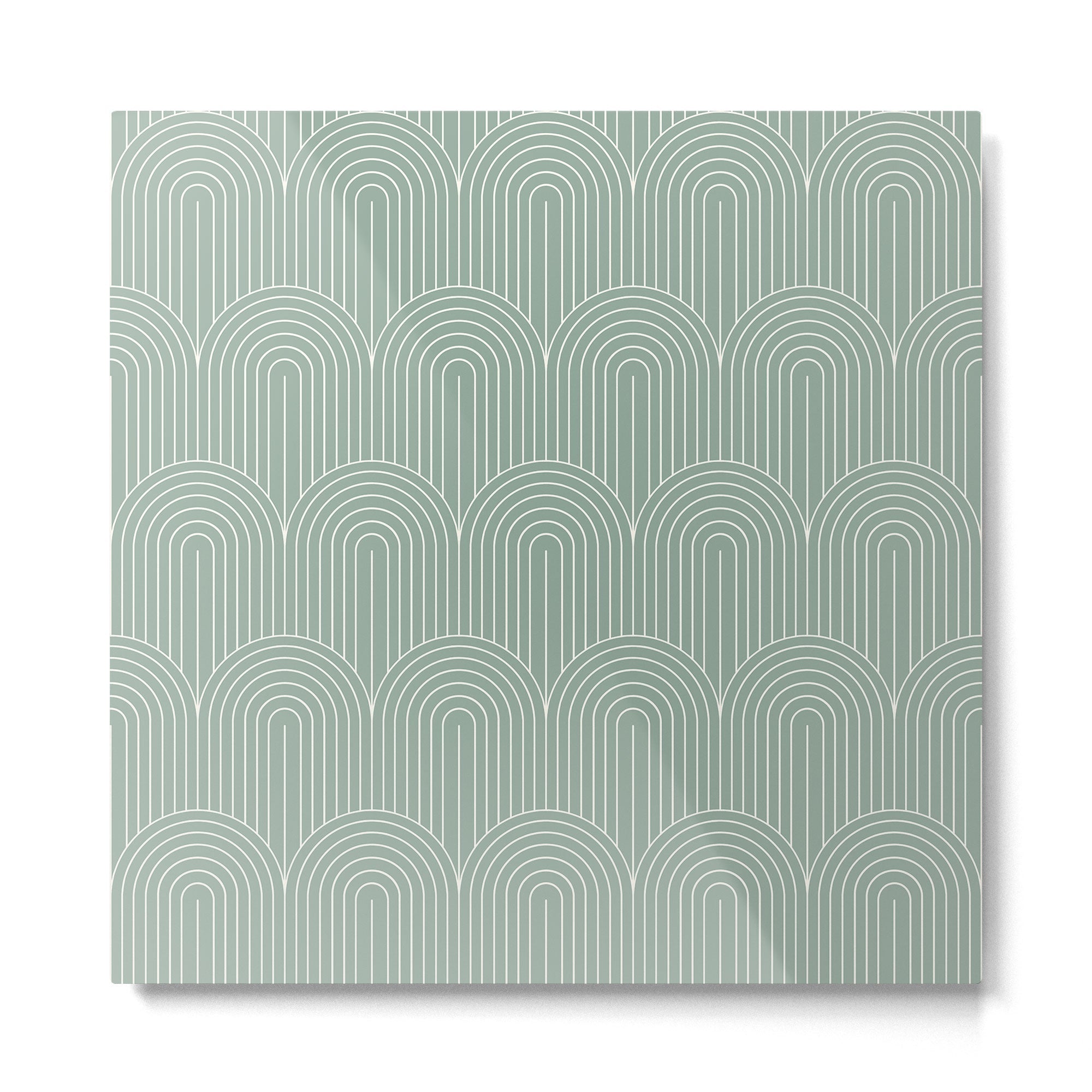 Art Deco Arch Pattern XXXII Metal Print | TeksDecor