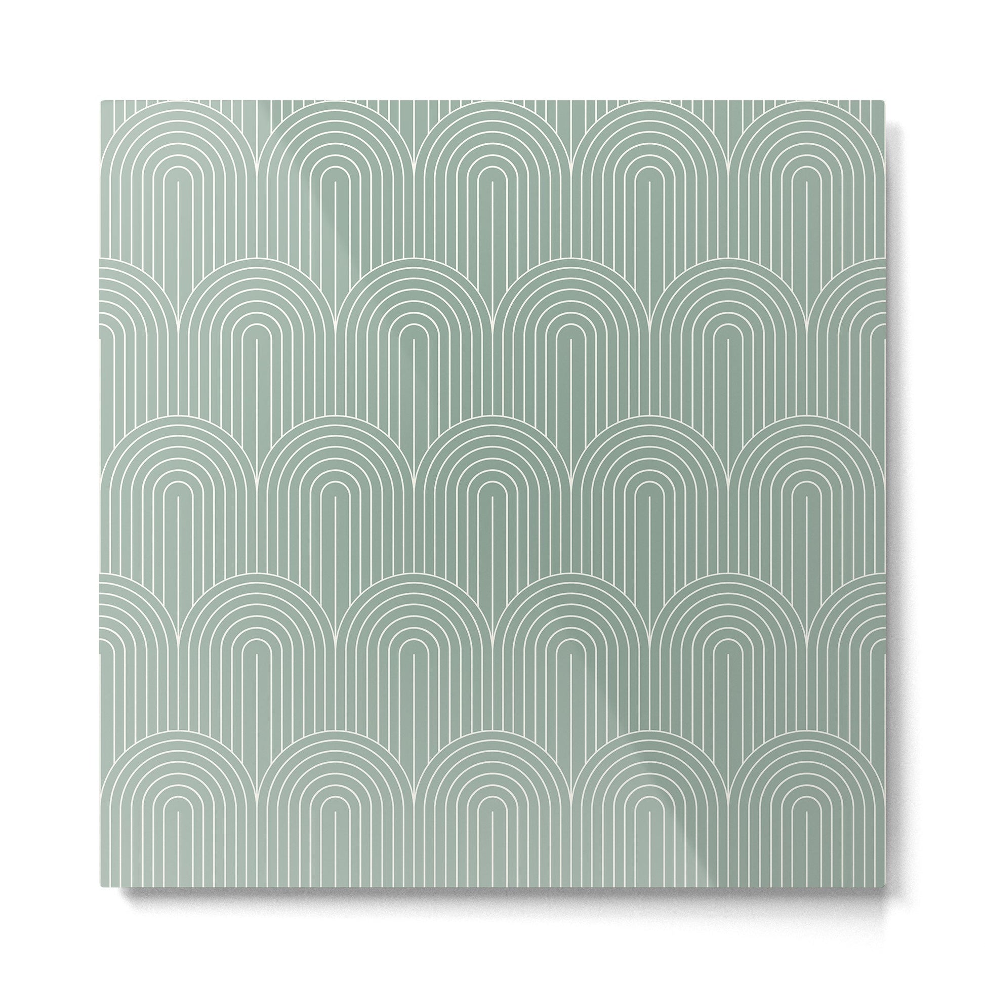 Art Deco Arch Pattern XXXII Metal Print | TeksDecor