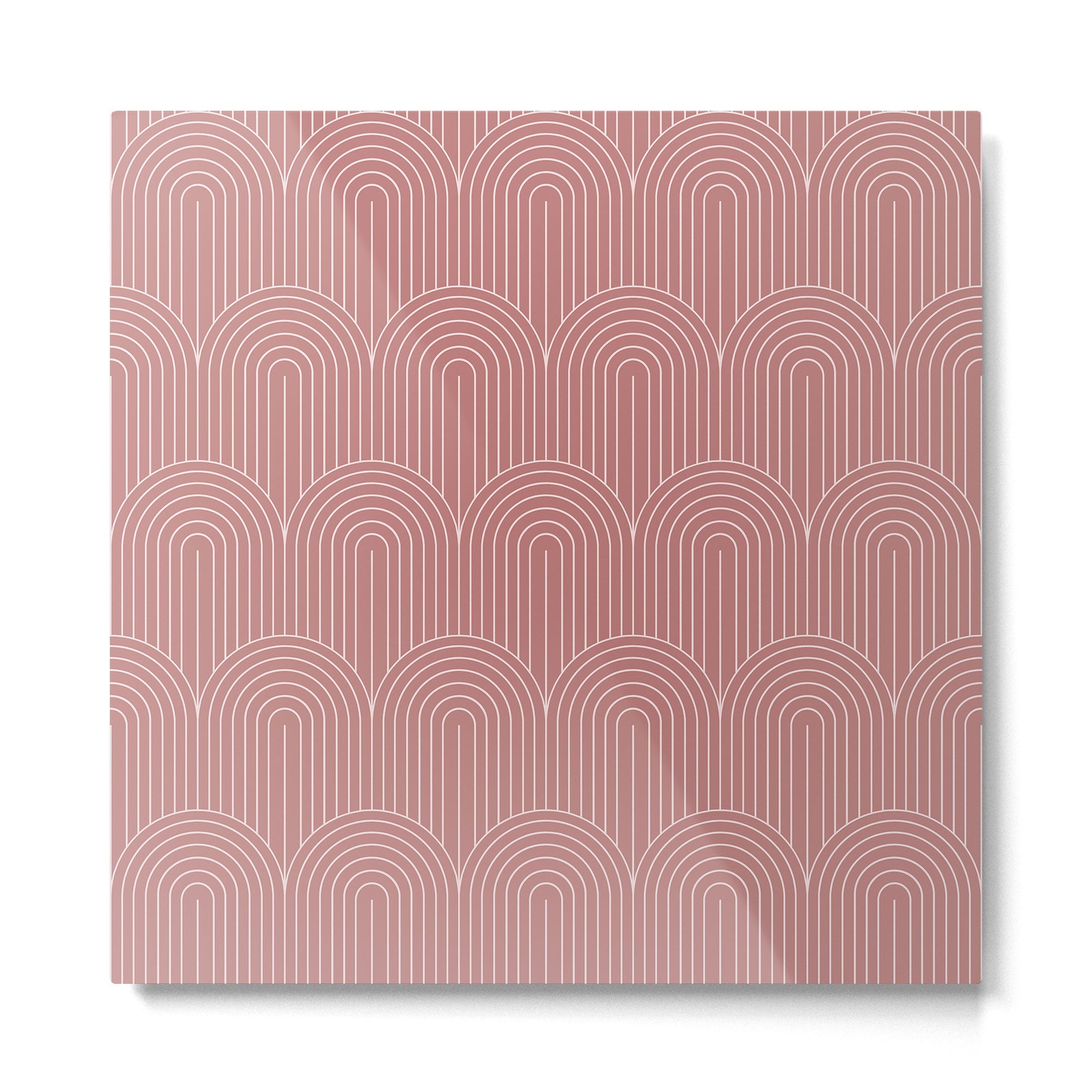 Art Deco Arch Pattern XXXVI Metal Print | TeksDecor