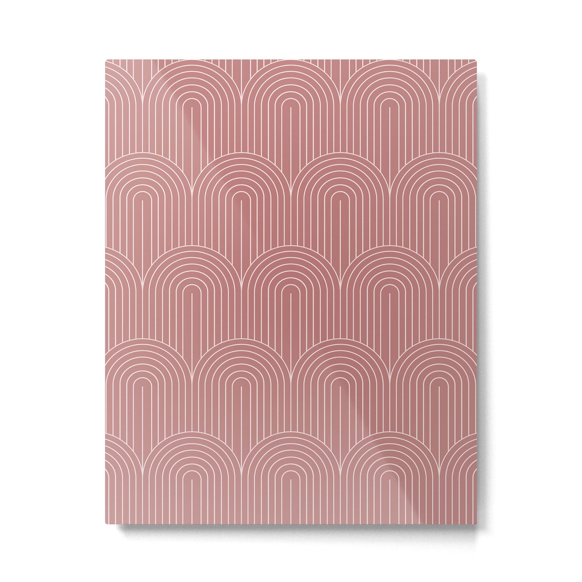 Art Deco Arch Pattern XXXVI Metal Print | TeksDecor