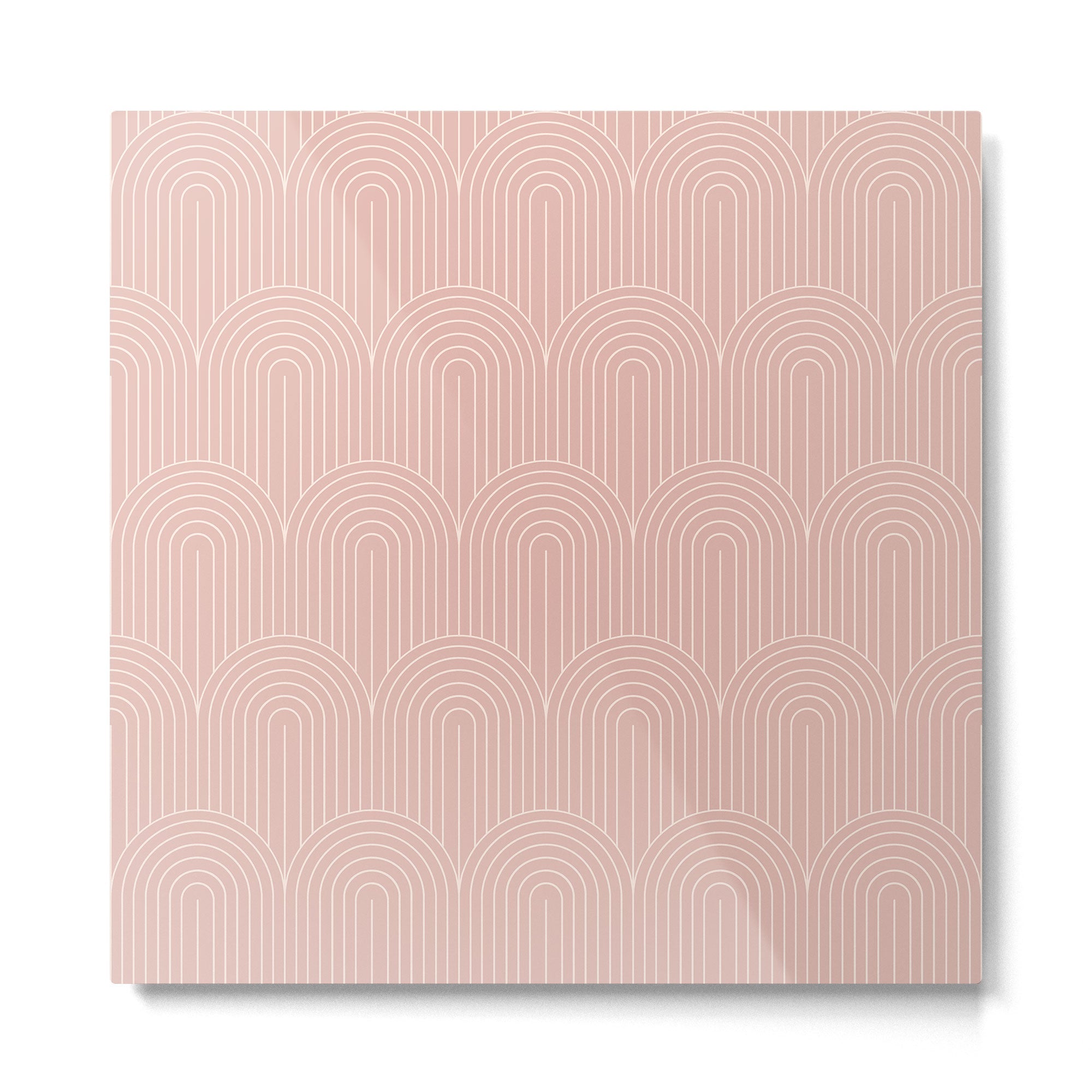 Art Deco Arch Pattern XXXVIII Metal Print | TeksDecor