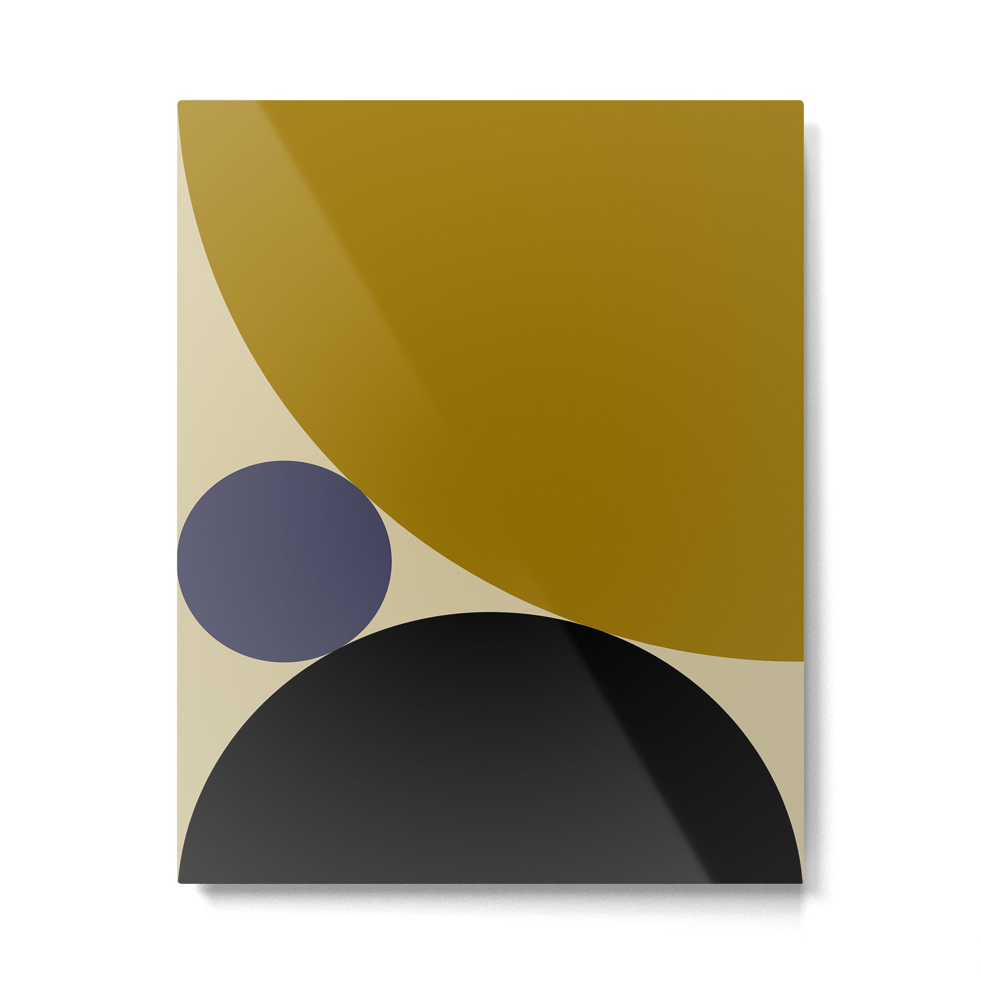 Circular Abstract IX Metal Print | TeksDecor