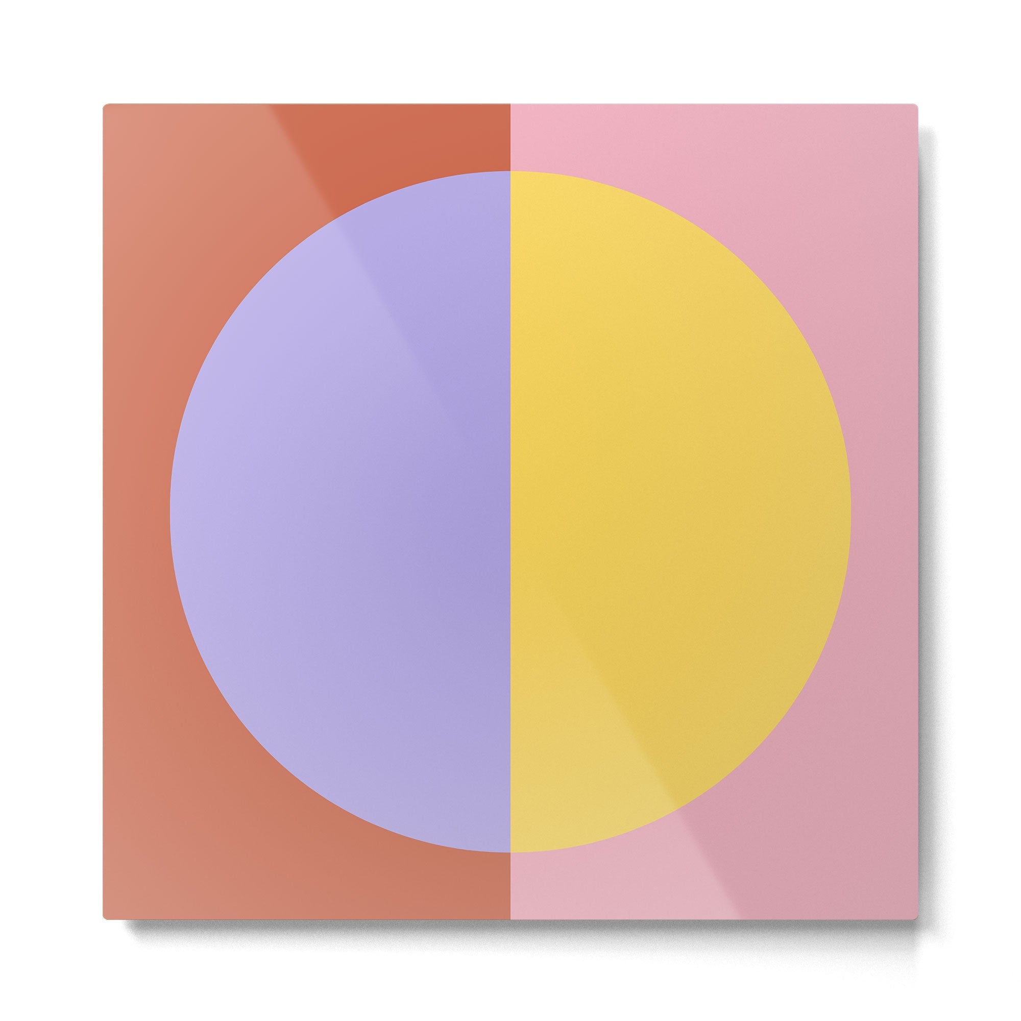 Color Block Abstract XIII Metal Print | TeksDecor