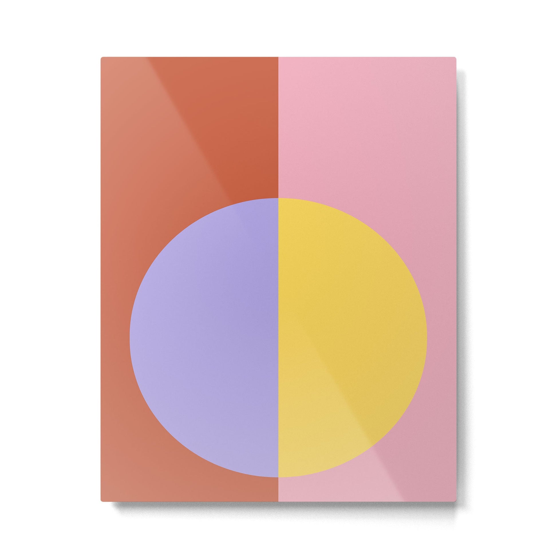 Color Block Abstract XIII Metal Print | TeksDecor