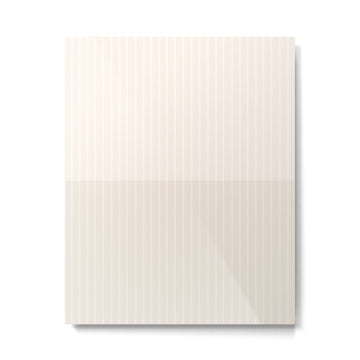 Color Block Lines IX Subtle Off White Metal Print | TeksDecor