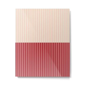 Color Block Lines VII Metal Print | TeksDecor
