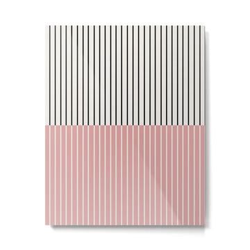 Color Block Lines XIV Metal Print | TeksDecor