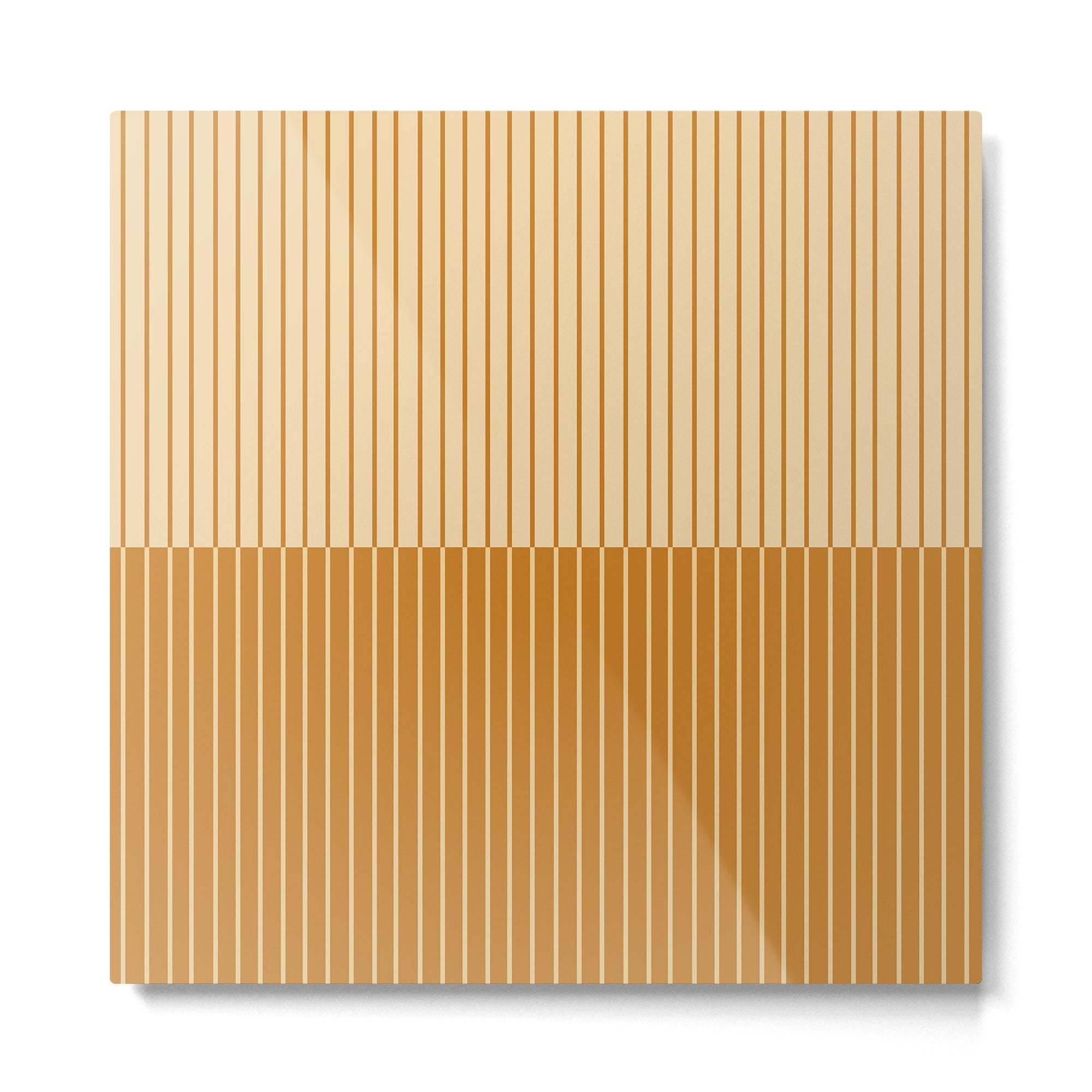 Color Block Lines XVIII Metal Print | TeksDecor